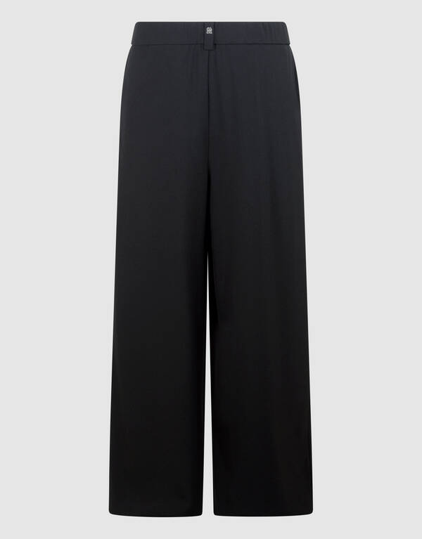 Wide Leg Fit Broek Zwart By Mieke SHOEBY WOMEN