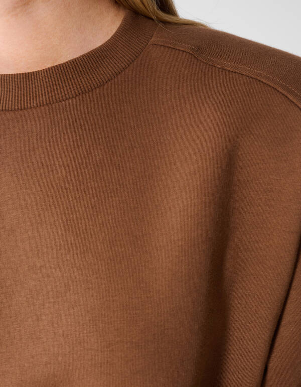 Oversized Sweat T-shirt Bruin SHOEBY WOMEN