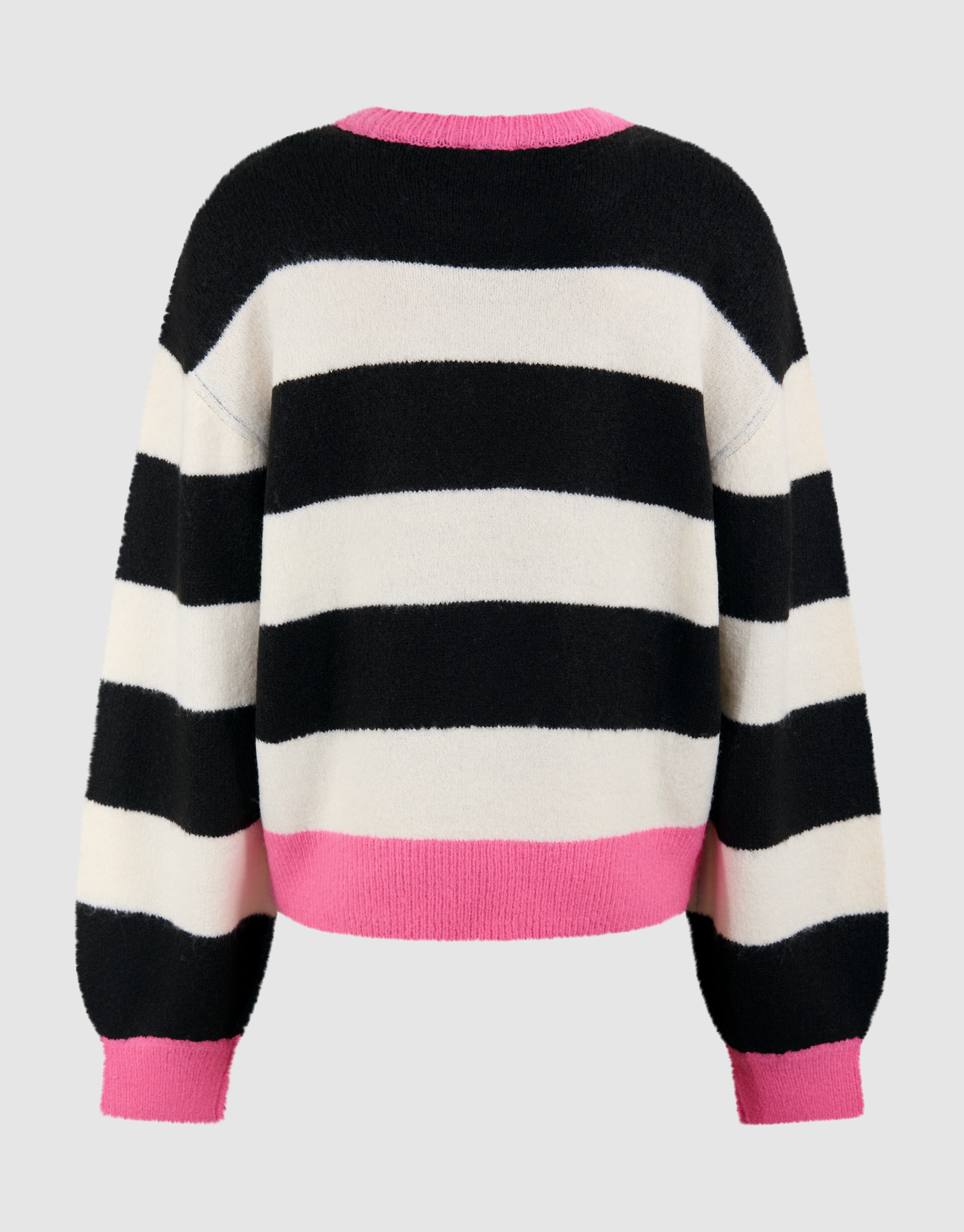 Smile Striped Sweater Zwart SHOEBY GIRLS