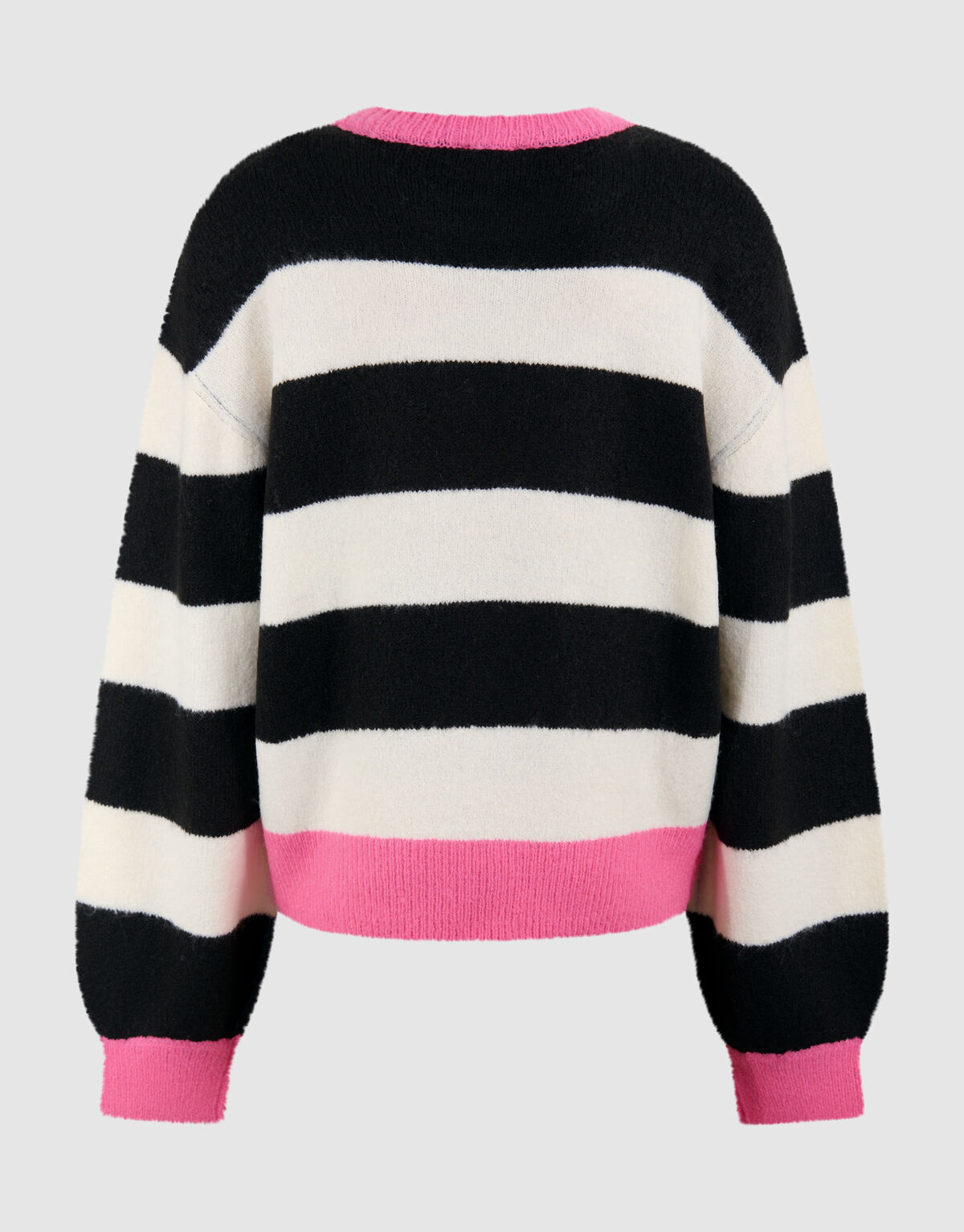 Smile Striped Sweater Zwart SHOEBY GIRLS