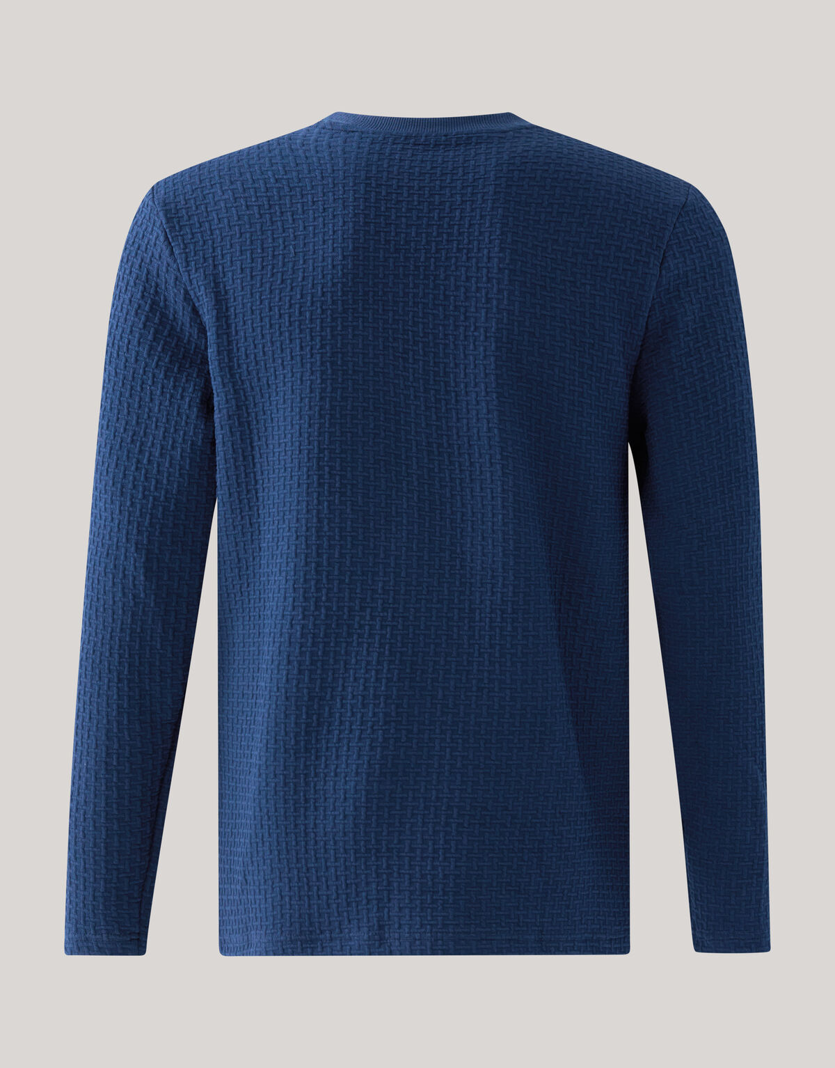 Structuur Pocket Trui Donkerblauw SHOEBY MEN