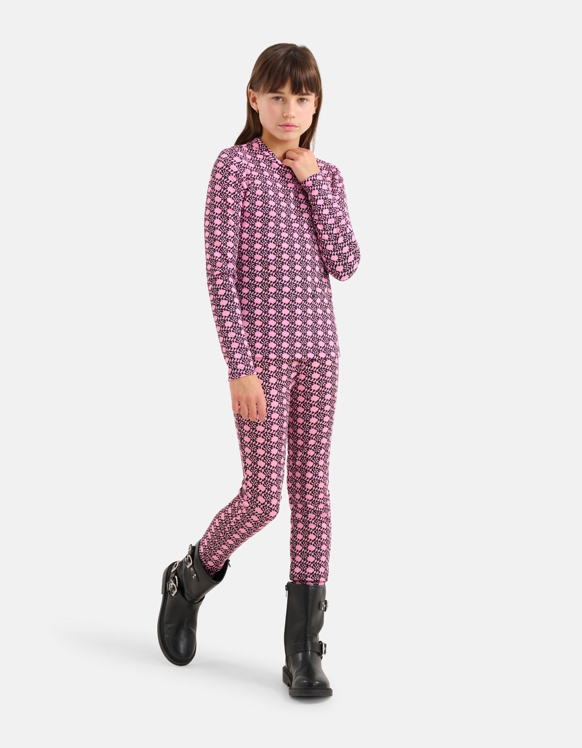 Printed Legging Roze SHOEBY GIRLS