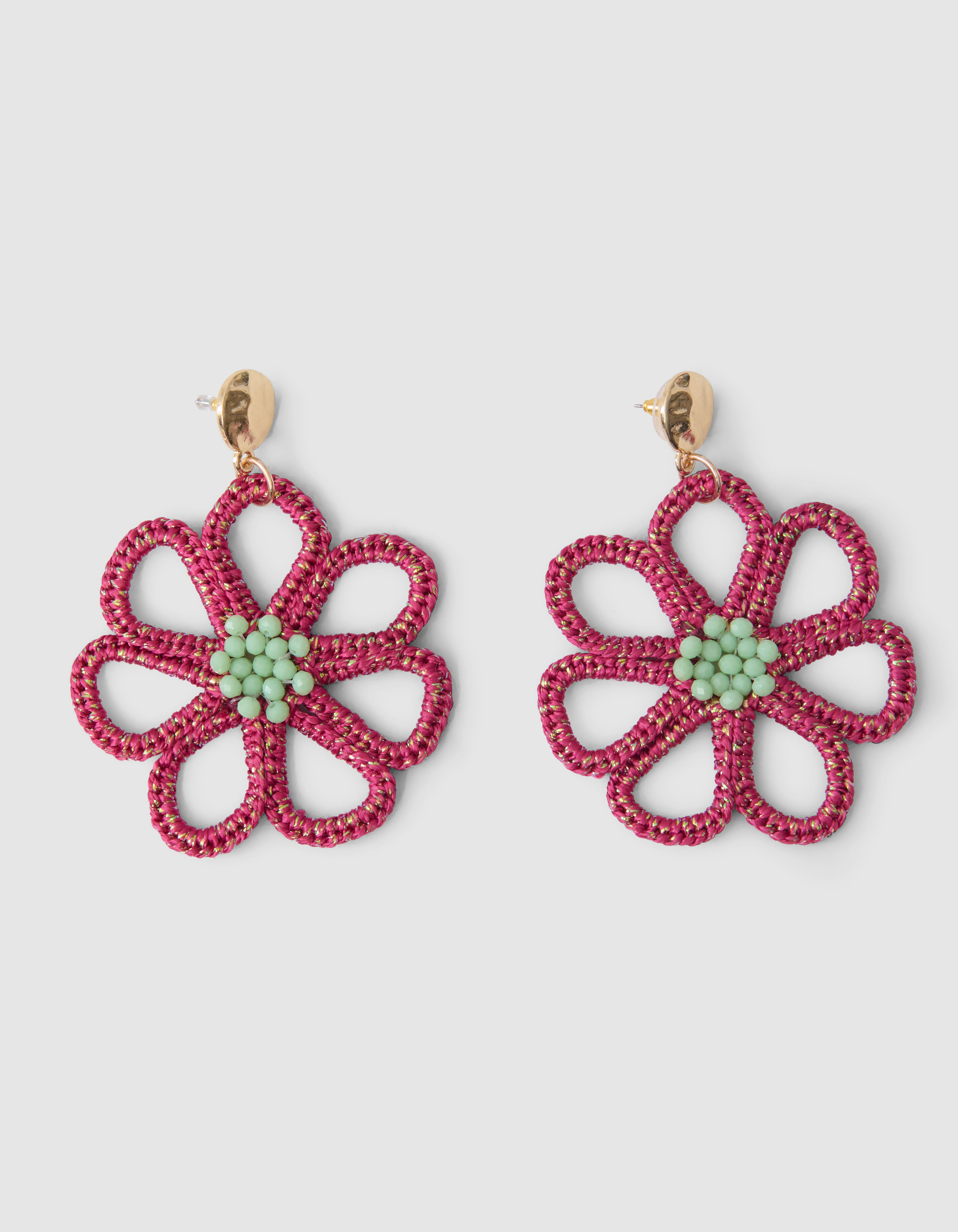 Bloemen Oorbellen Roze SHOEBY ACCESSOIRES