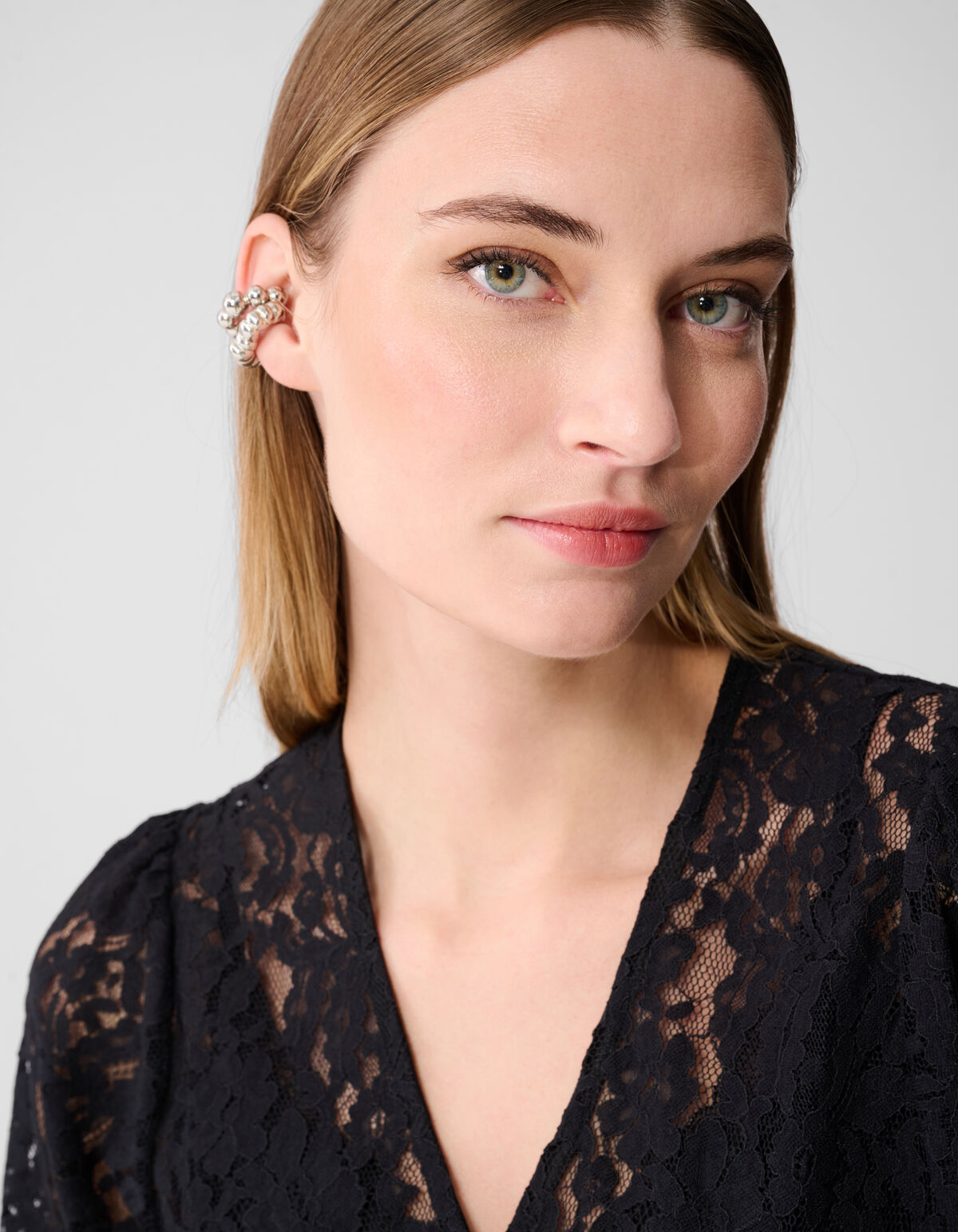 Kanten Mini Jurk Zwart SHOEBY WOMEN