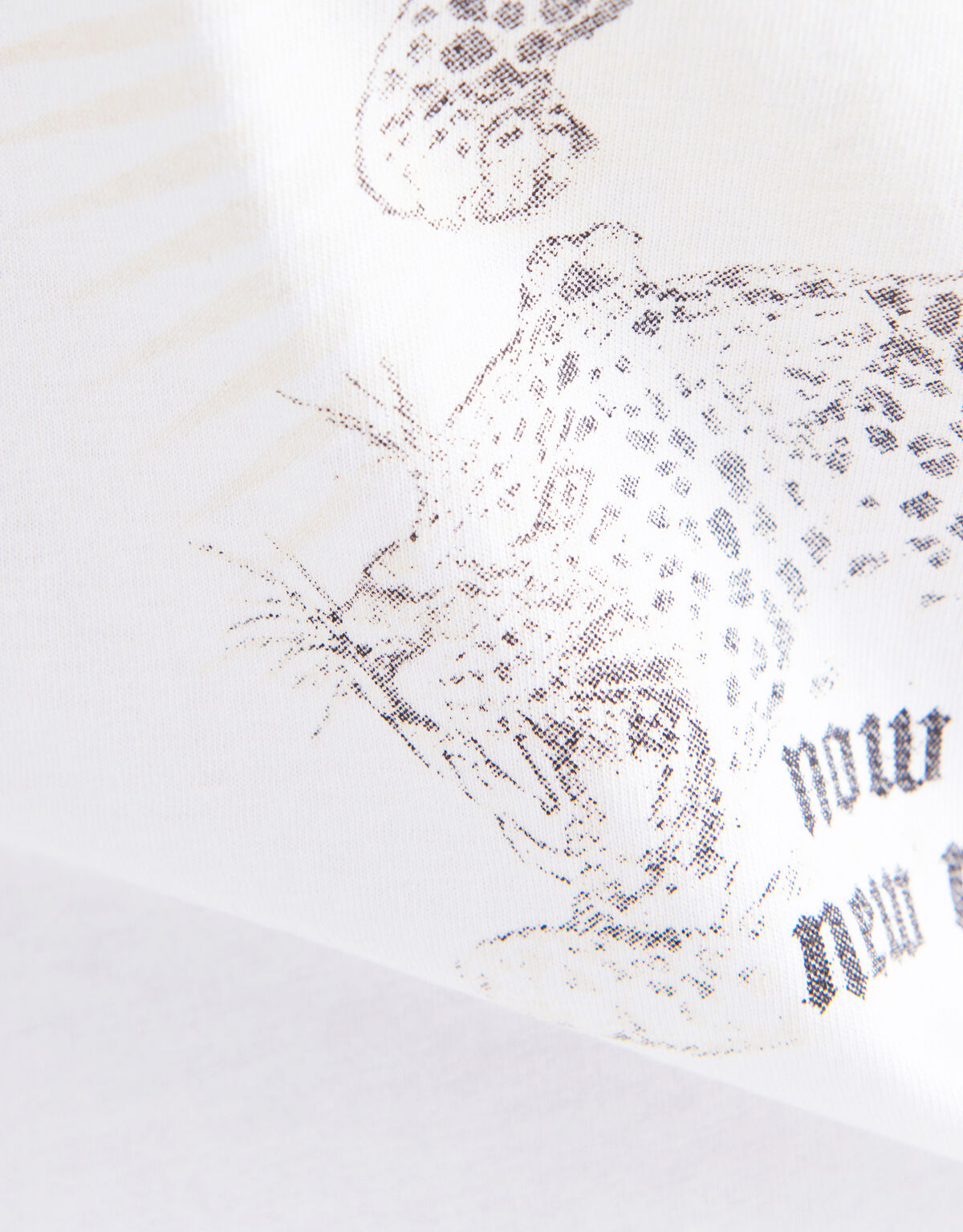 Printed T-shirt Wit SHOEBY WOMEN