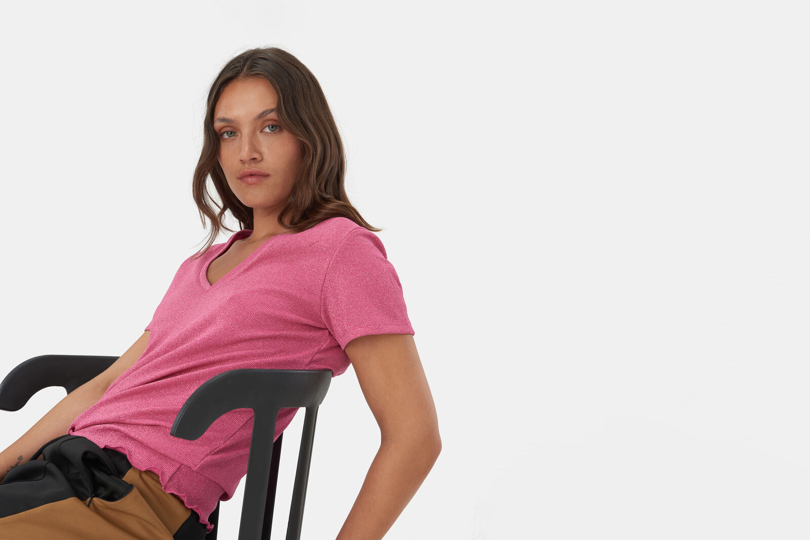 Glitter Knoop T-shirt