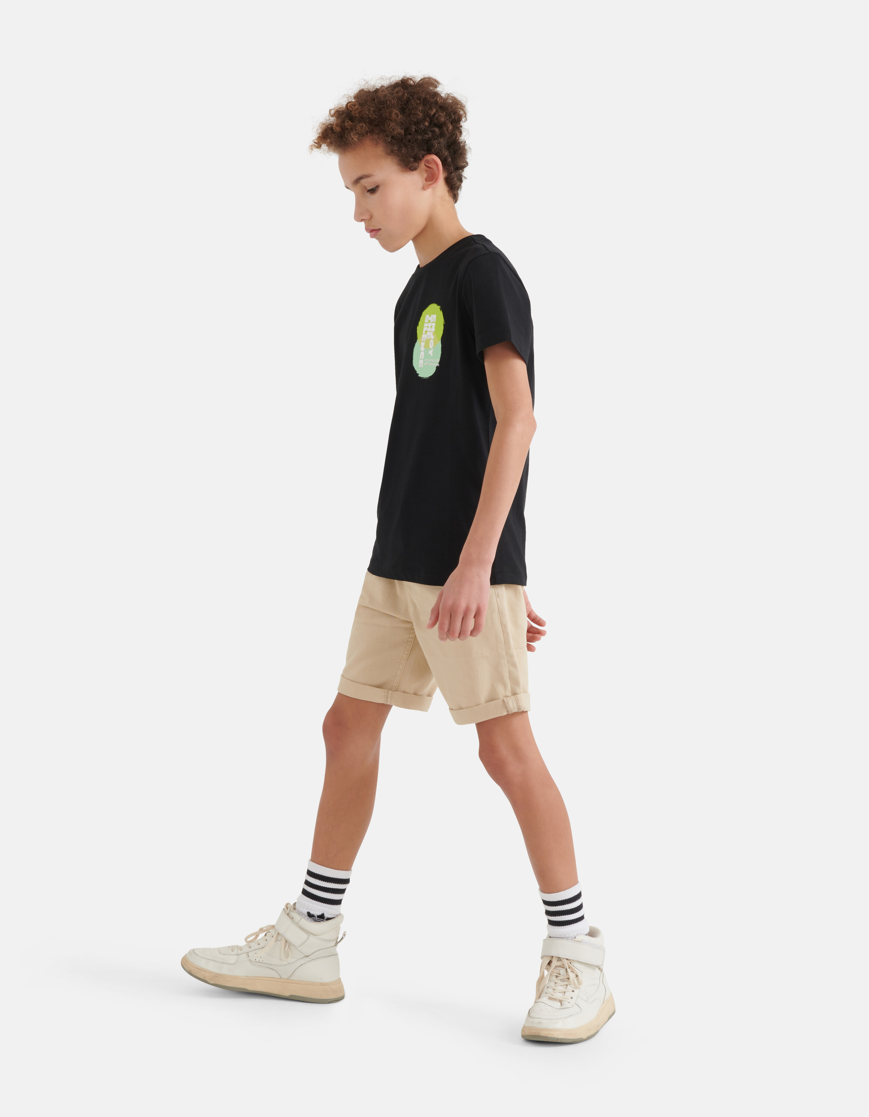 Artwork T-shirt Zwart SHOEBY BOYS
