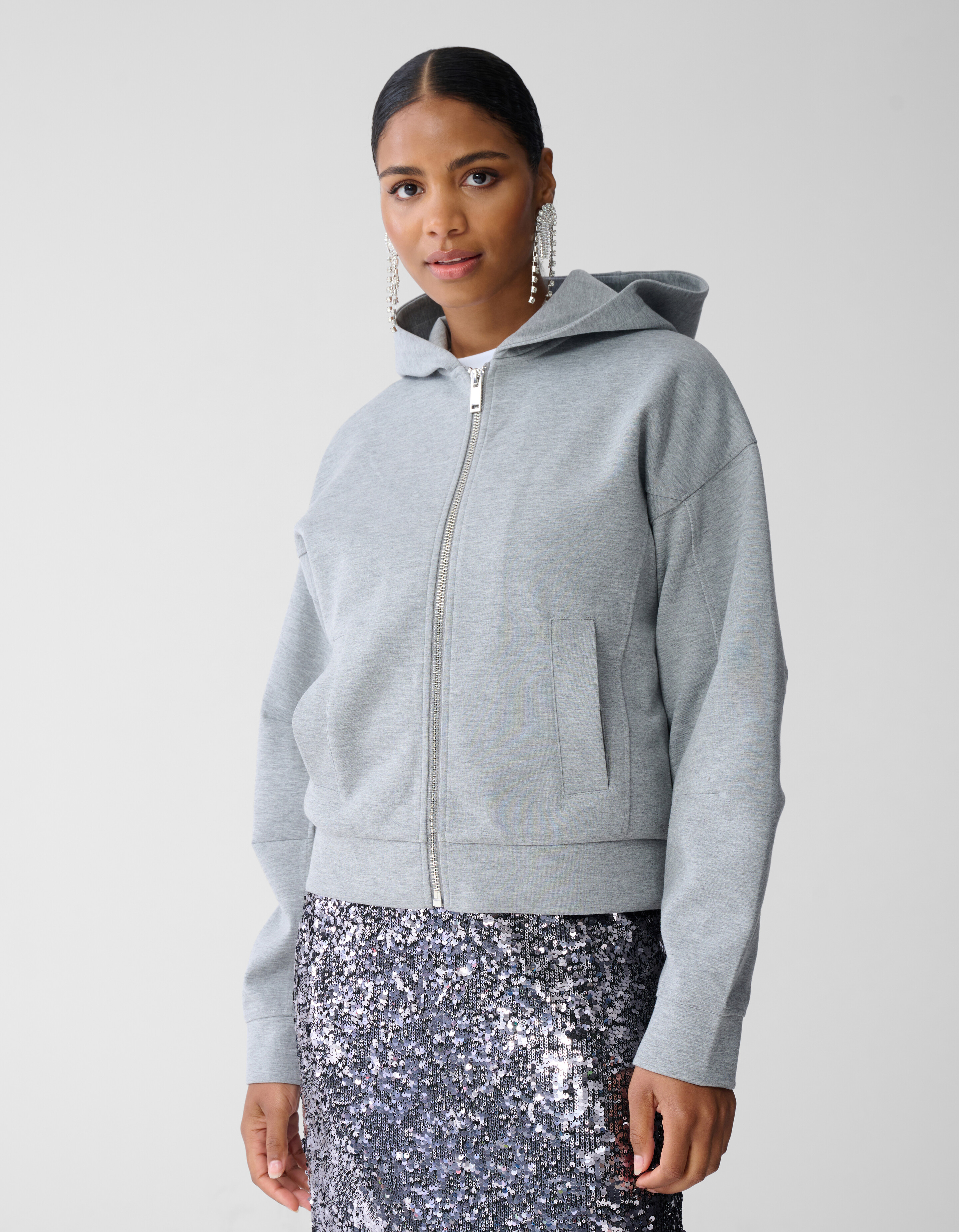 Oversized Vest Lichtgrijs By Fred SHOEBY WOMEN
