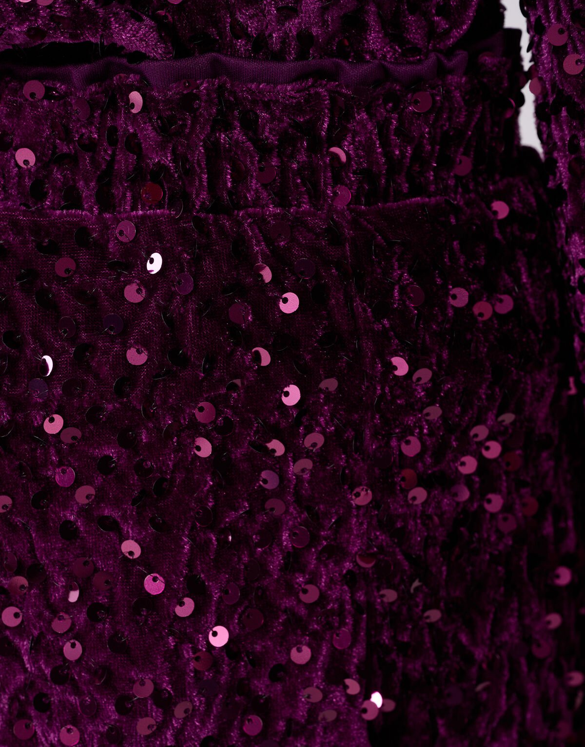 Sequin Mini Rok Donkerroze SHOEBY GIRLS