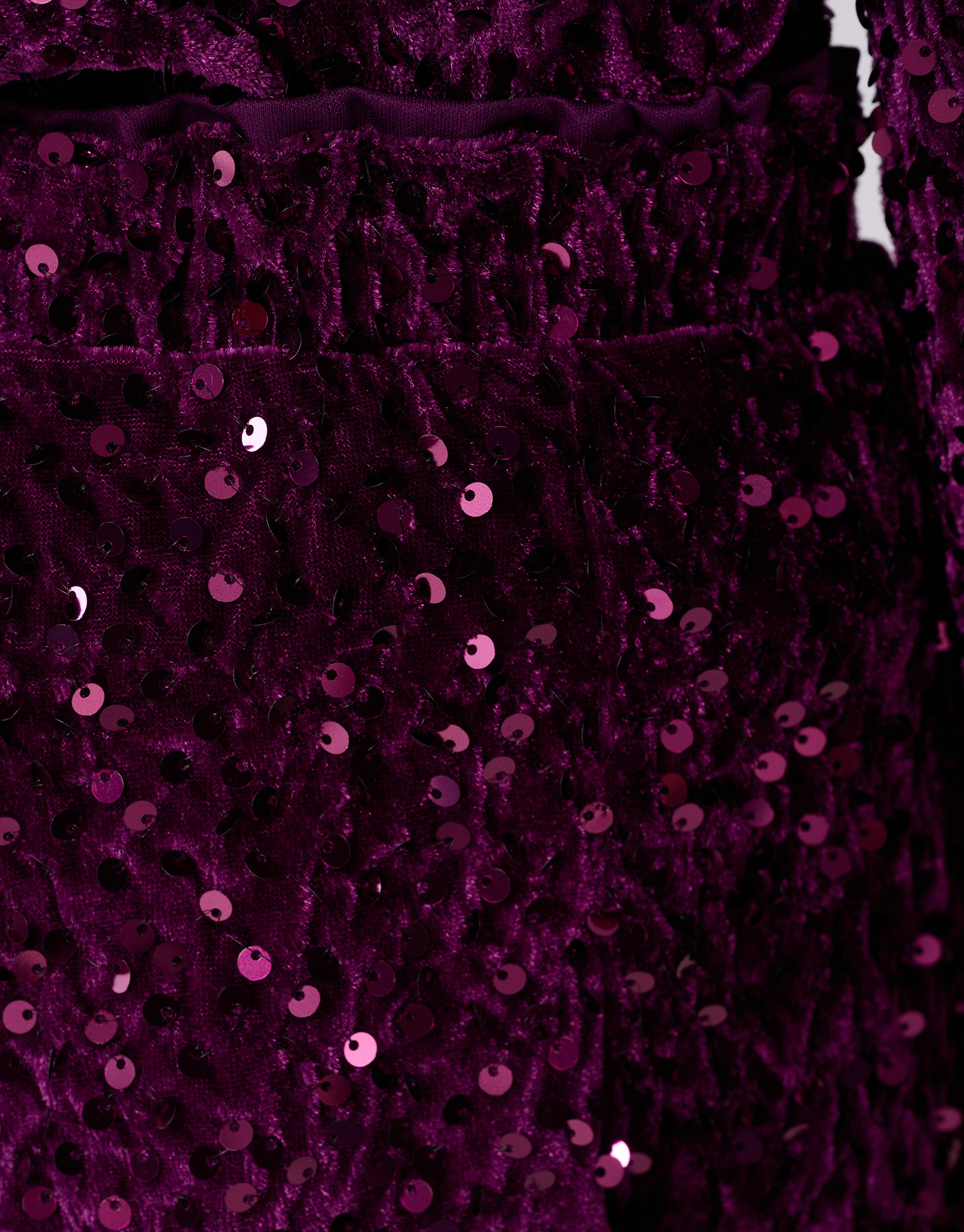 Sequin Mini Rok Donkerroze SHOEBY GIRLS