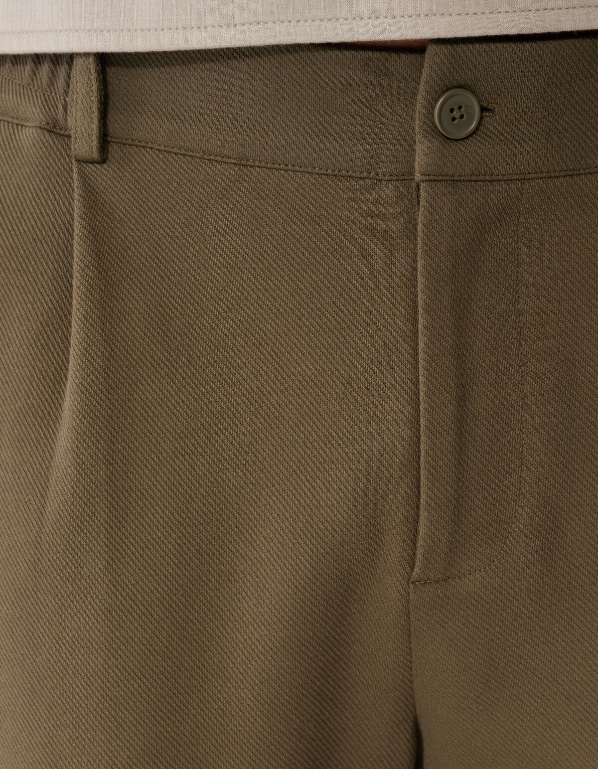 Keper Structuur Broek Donkergroen SHOEBY MEN