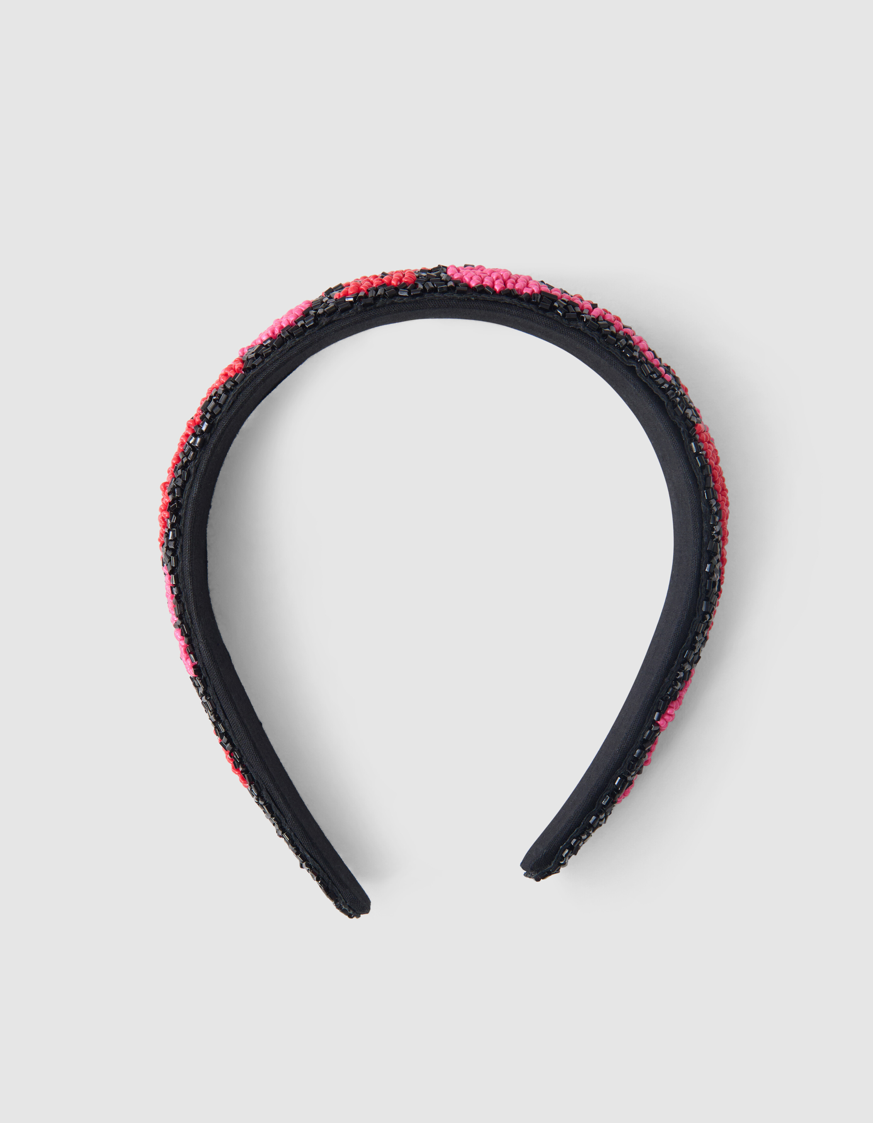 Beaded Haarband Roze/Rood SHOEBY ACCESSOIRES