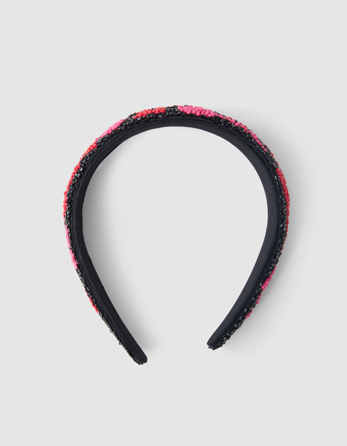 Beaded Haarband Roze/Rood SHOEBY ACCESSOIRES