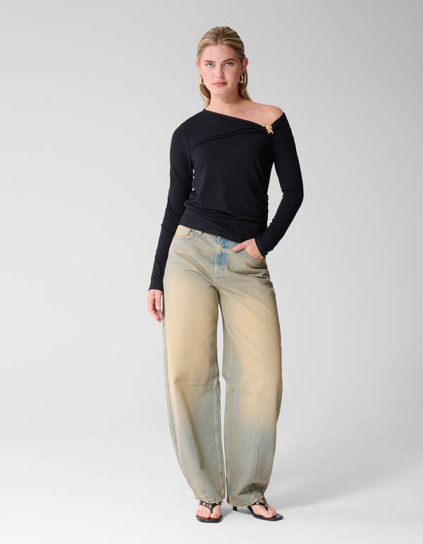 Hardware Top Zwart SHOEBY WOMEN