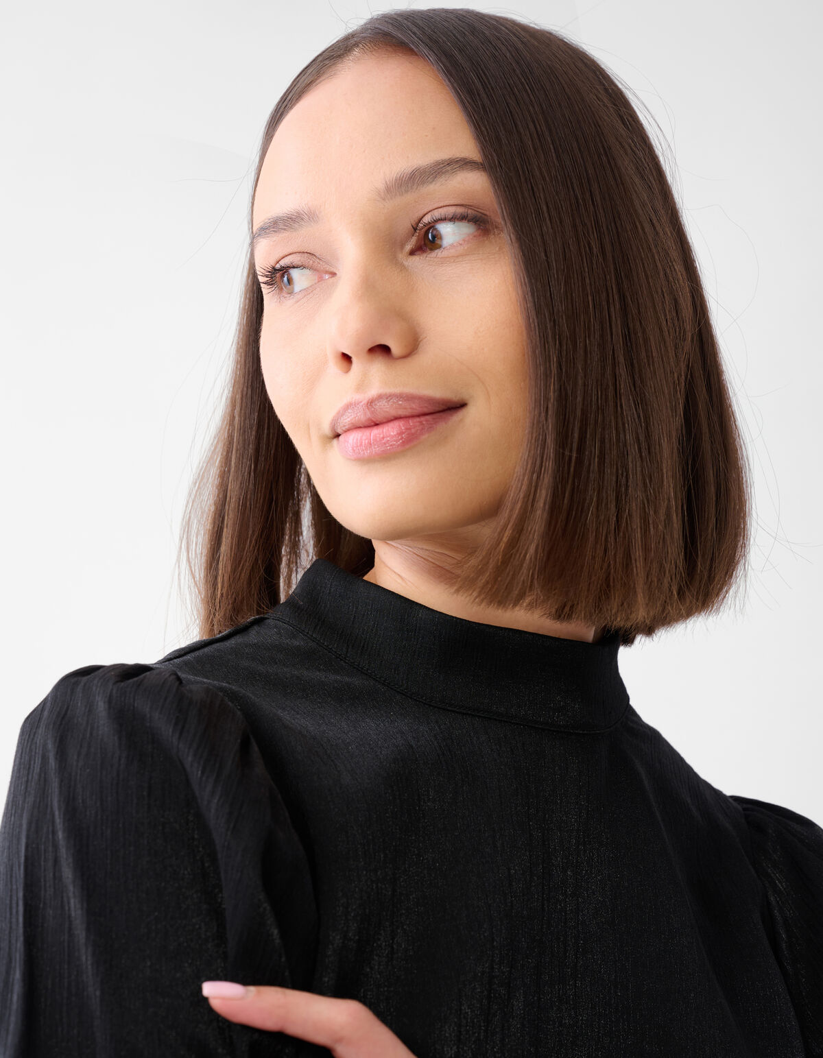 Metallic Top Zwart SHOEBY WOMEN