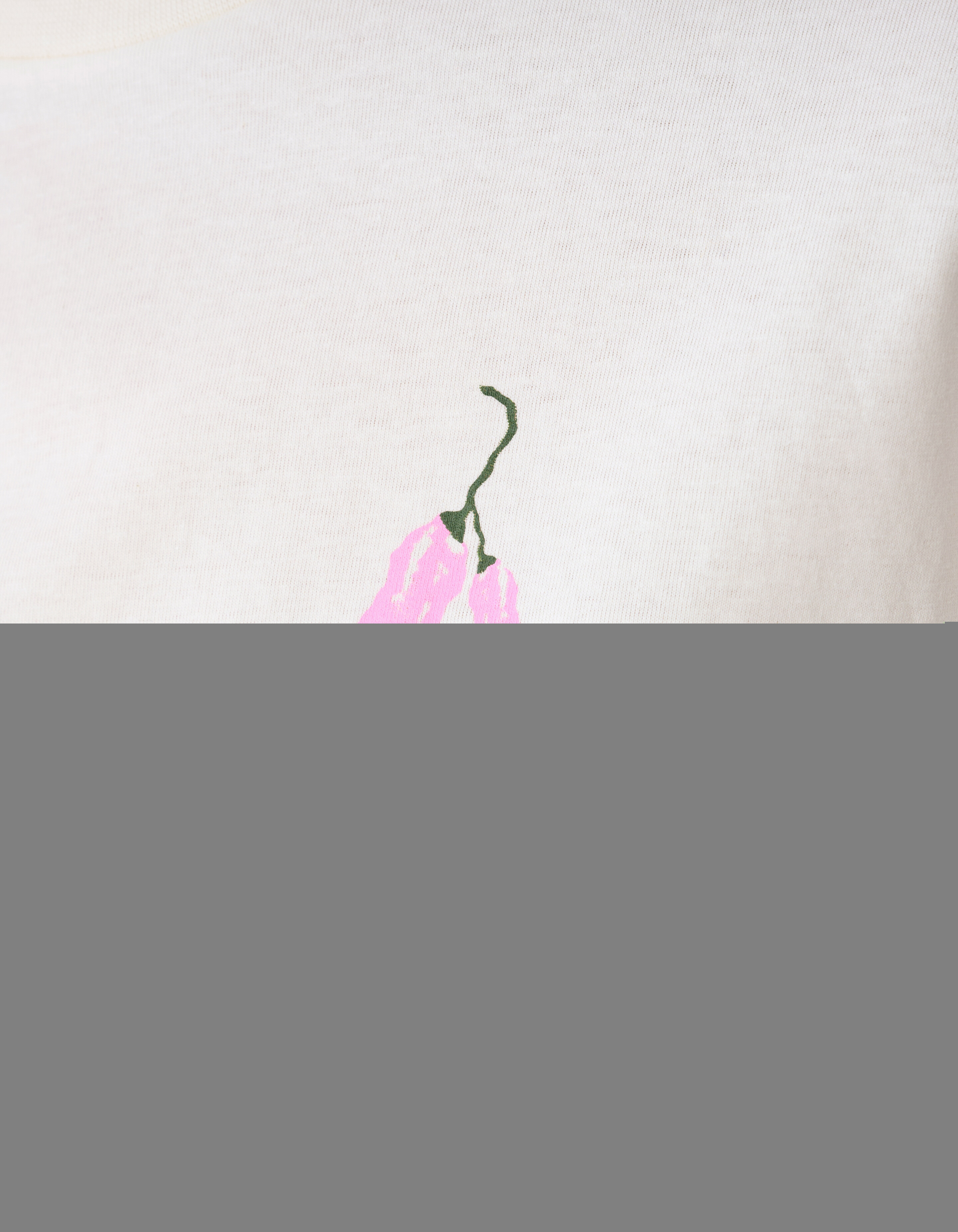 Pepper Artwork T-shirt Gebroken Wit SHOEBY WOMEN