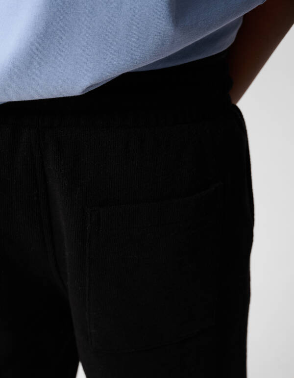 Tekst Short Zwart SHOEBY BOYS