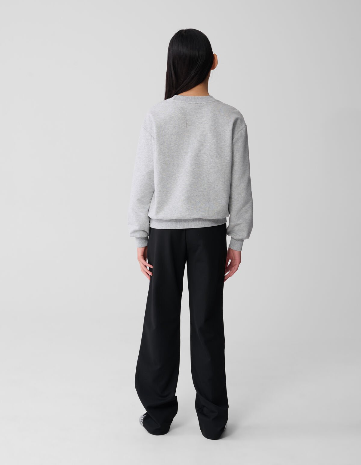 Embellished Sweater Grijs SHOEBY GIRLS