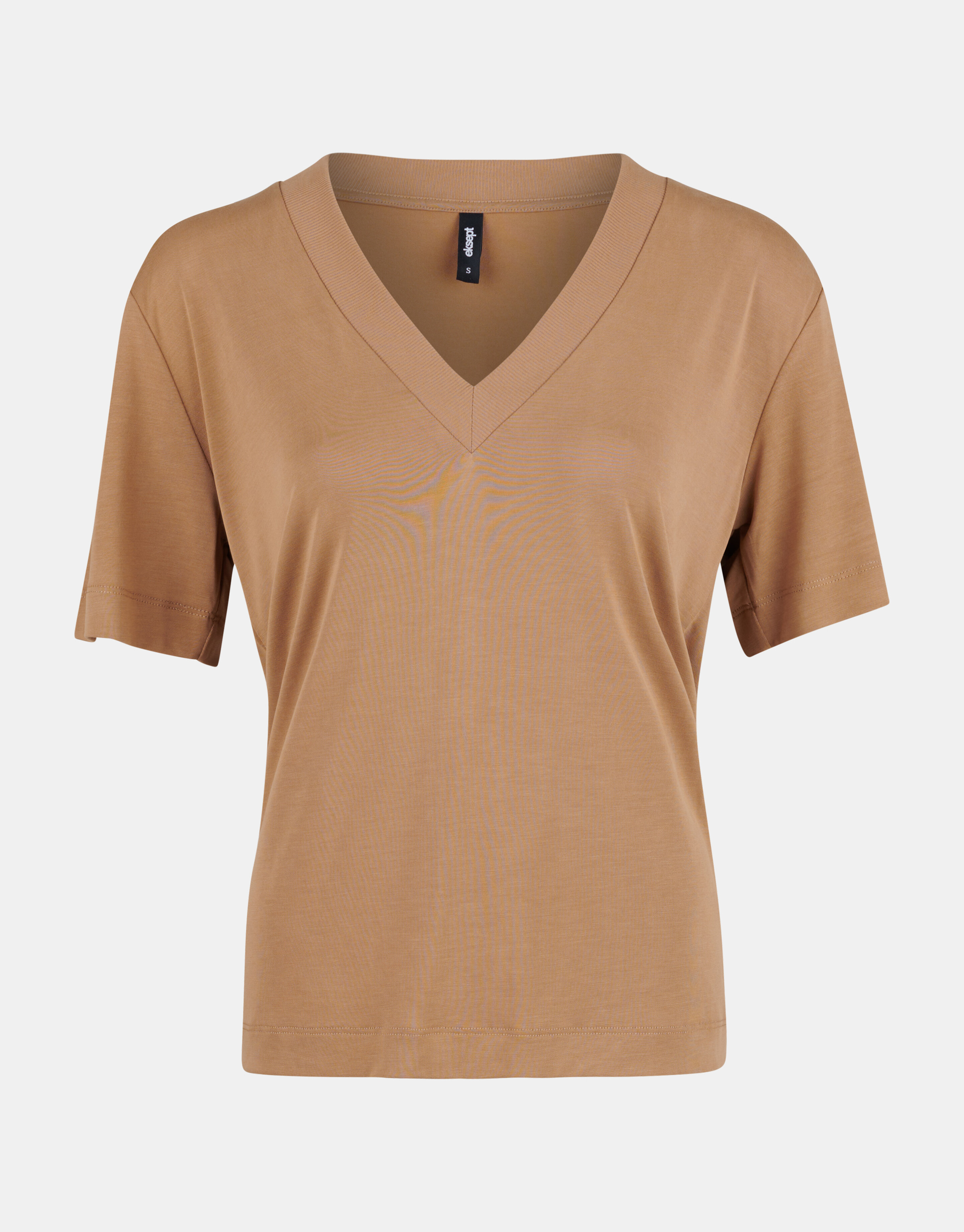 Cupid V-hals T-shirt Bruin EKSEPT