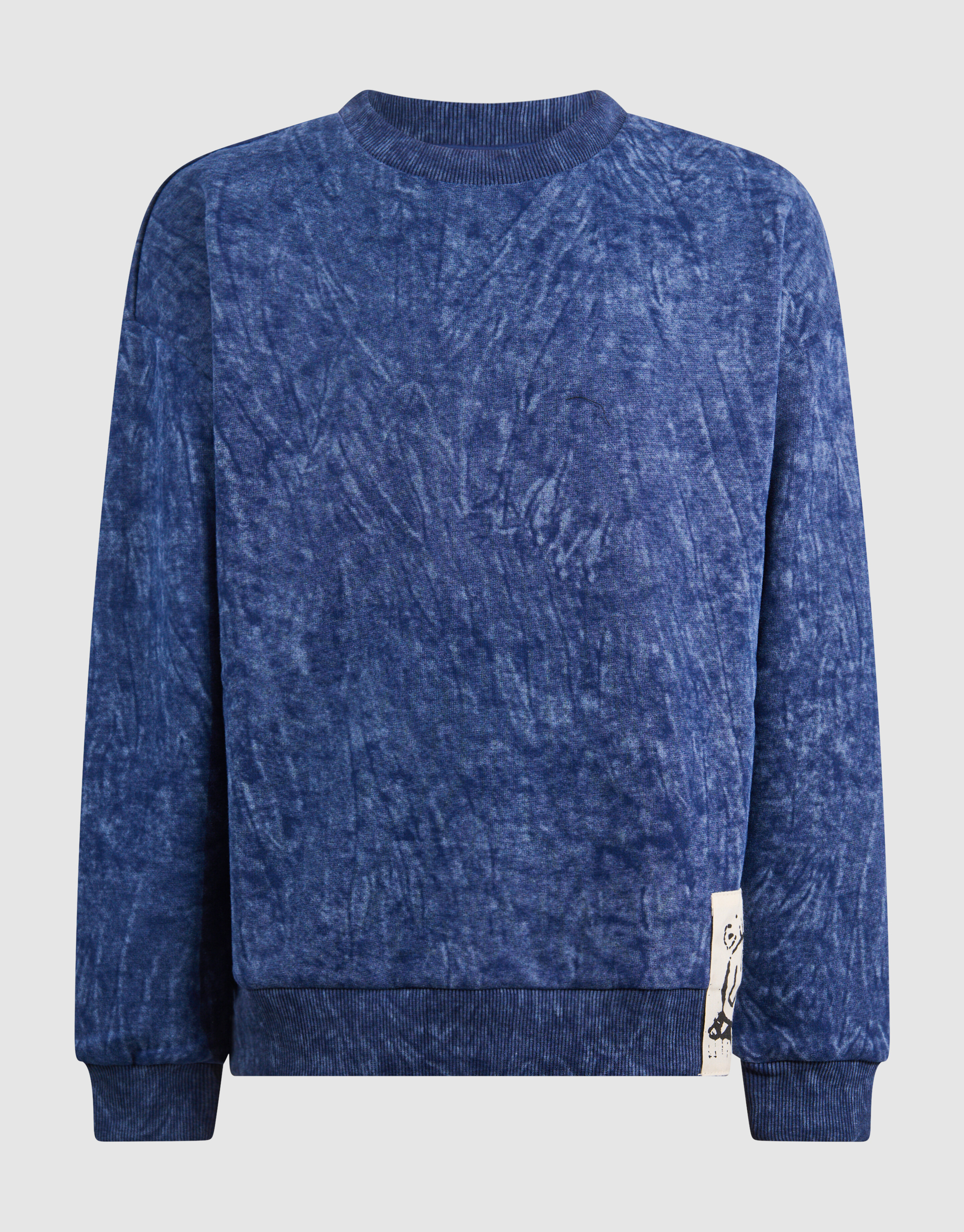 Texture Sweater Blauw SHOEBY BOYS