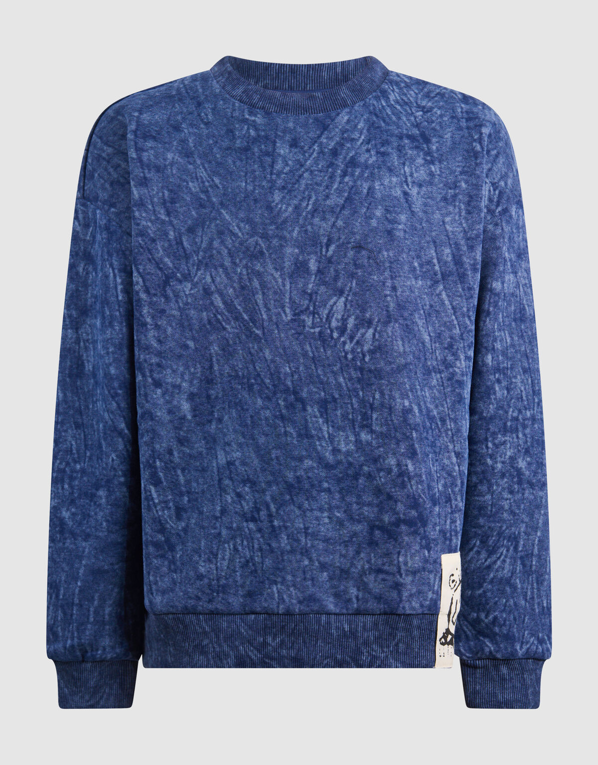 Texture Sweater Blauw SHOEBY BOYS
