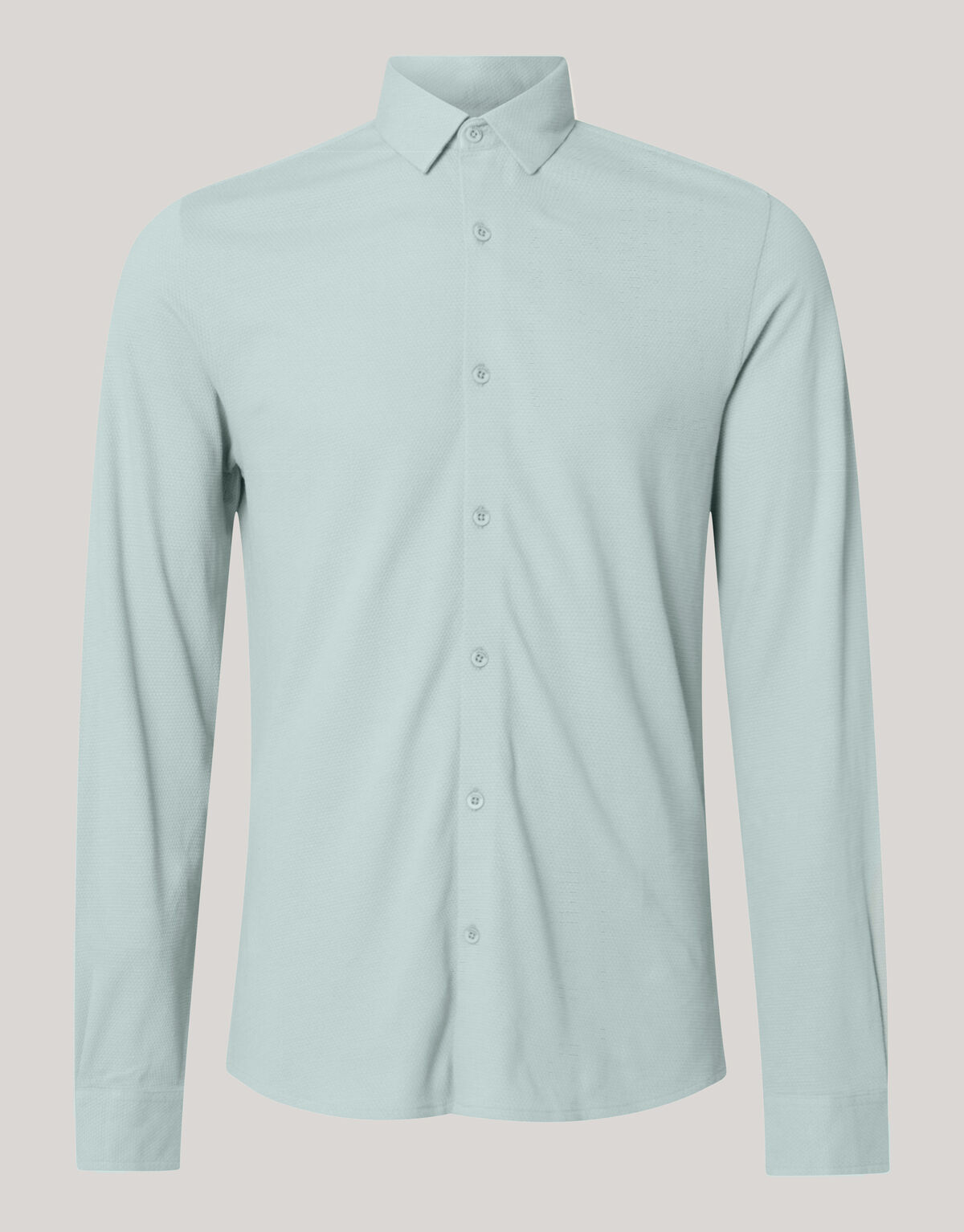 Structuur Overhemd Lichtgroen SHOEBY MEN