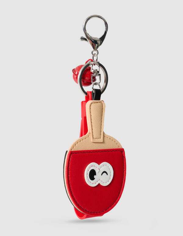 Pingpong Sleutelhanger Rood SHOEBY ACCESSOIRES