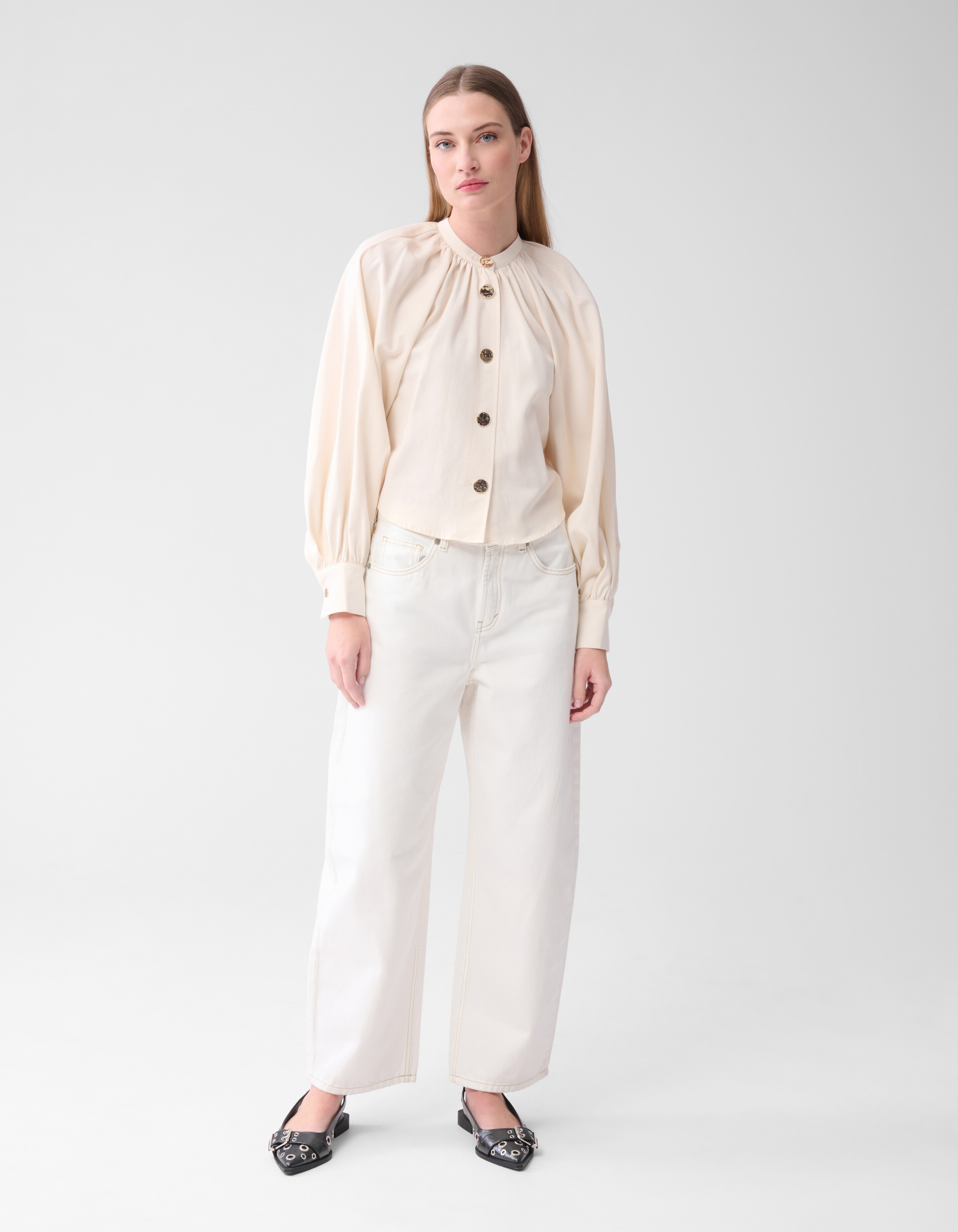 Barrel Fit Jeans Gebroken Wit By Lonneke SHOEBY WOMEN