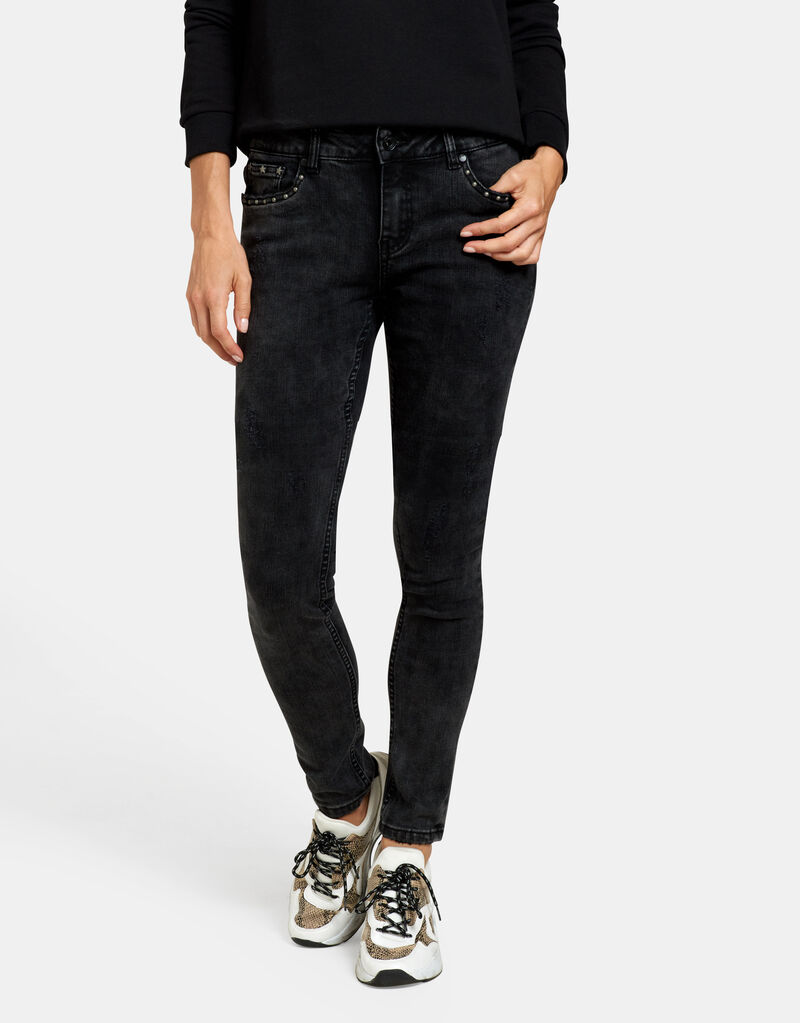 Stud Skinny Jeans