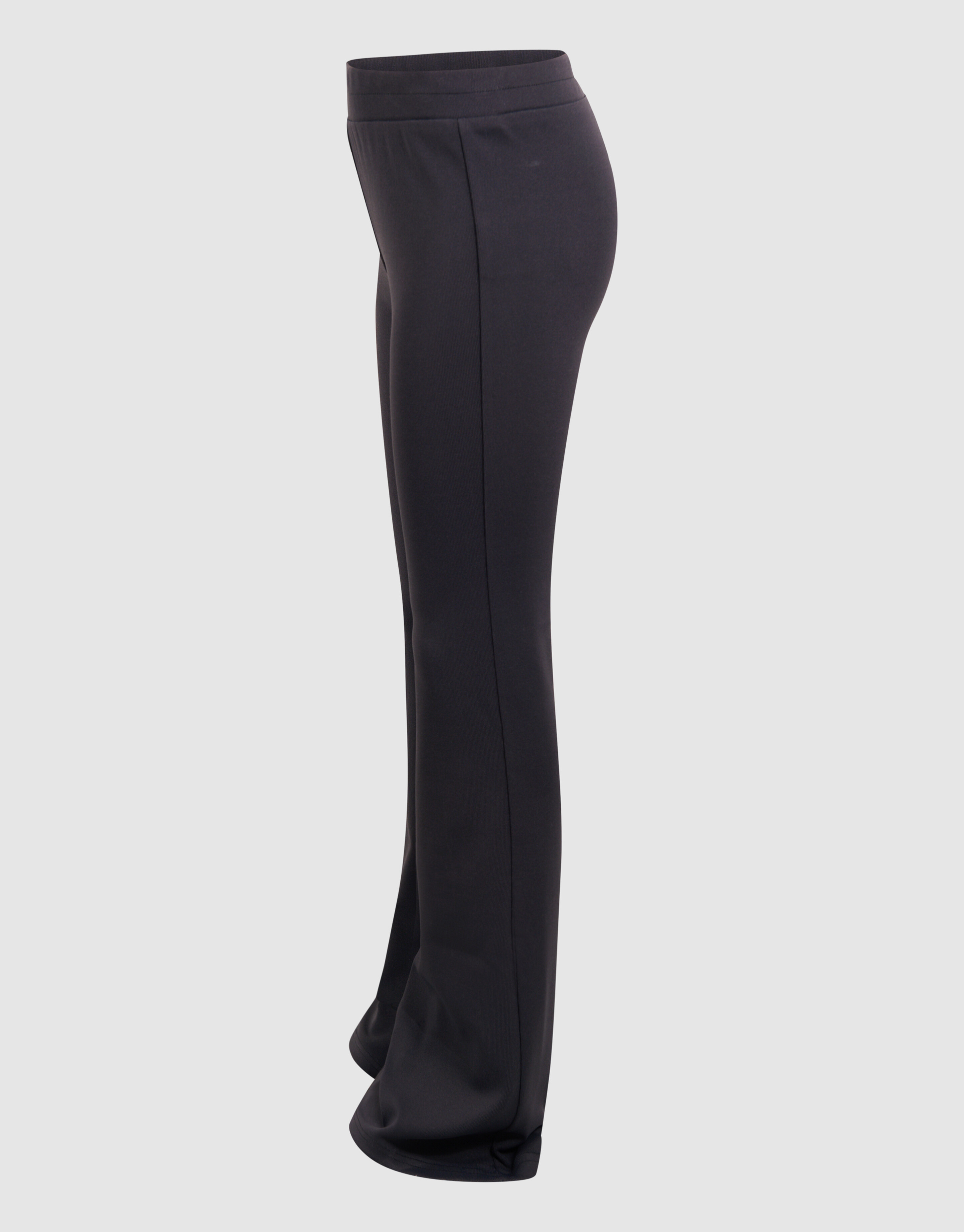 Rib Flared Legging Donkergrijs SHOEBY GIRLS