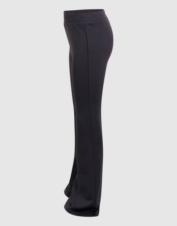 Rib Flared Legging Donkergrijs SHOEBY GIRLS
