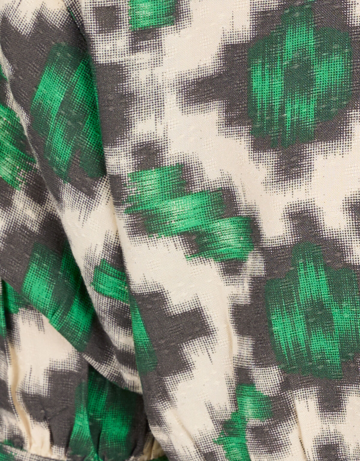 Grafische Blouse Gebroken Wit SHOEBY GIRLS