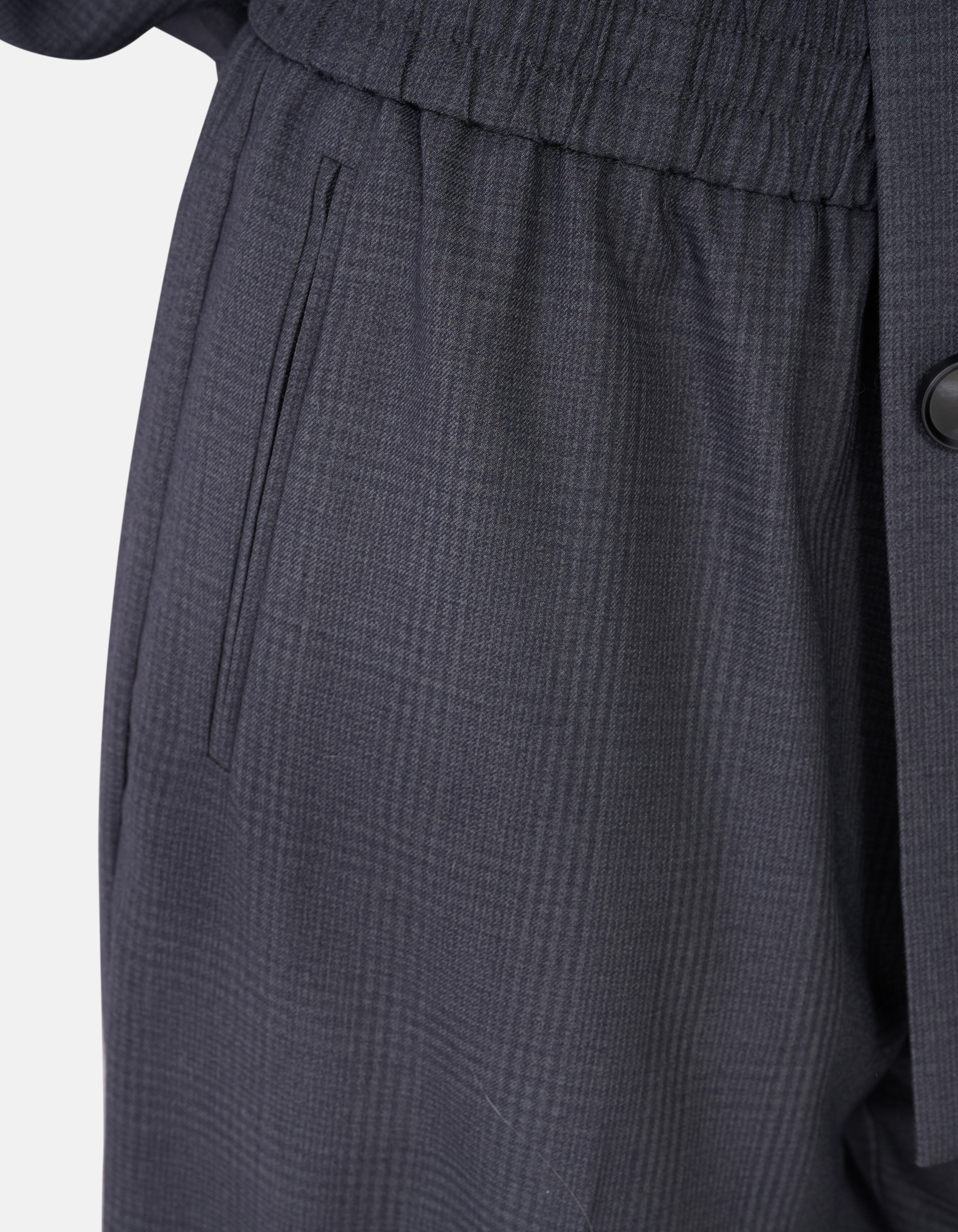 Ruiten Wide Leg Fit Broek Donkergrijs SHOEBY WOMEN