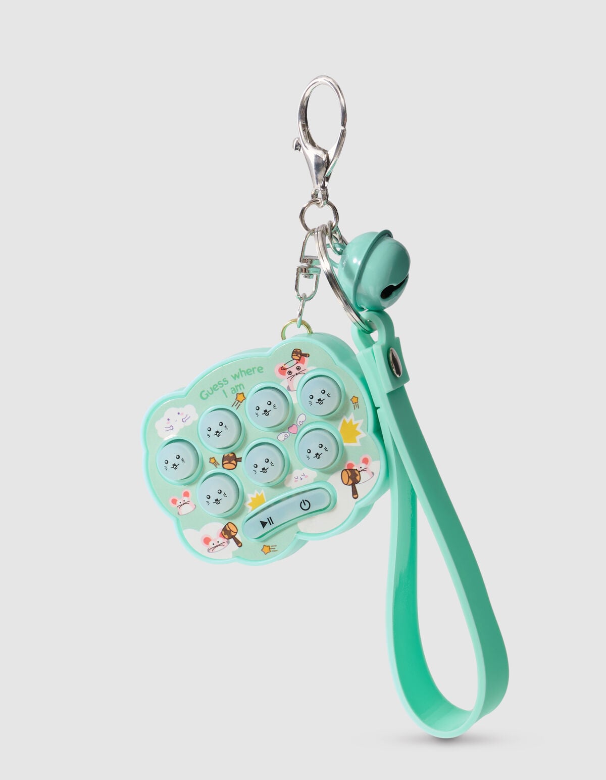 Happy Pop-it Sleutelhanger Groen SHOEBY ACCESSOIRES