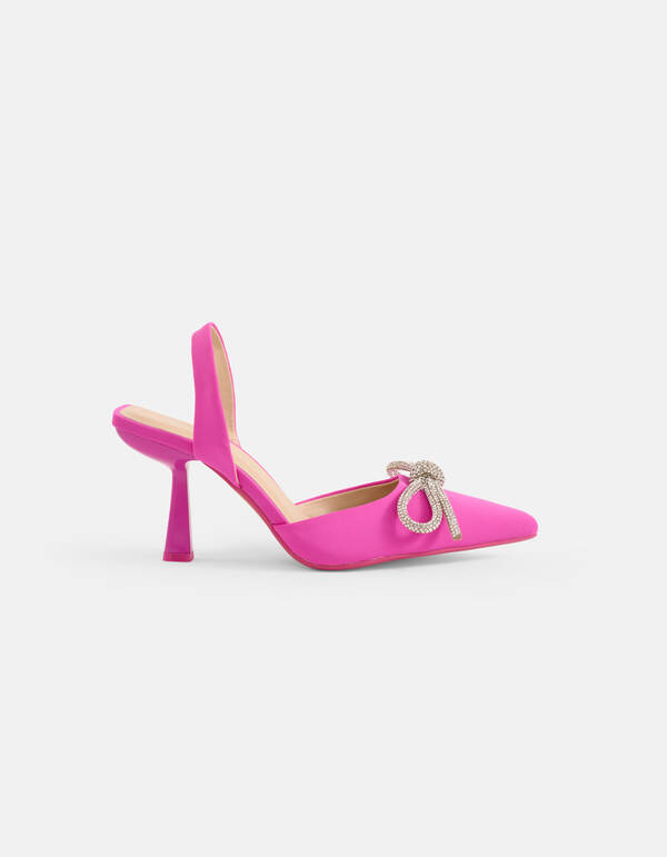Strass Strik Hakken Roze SHOEBY SHOES