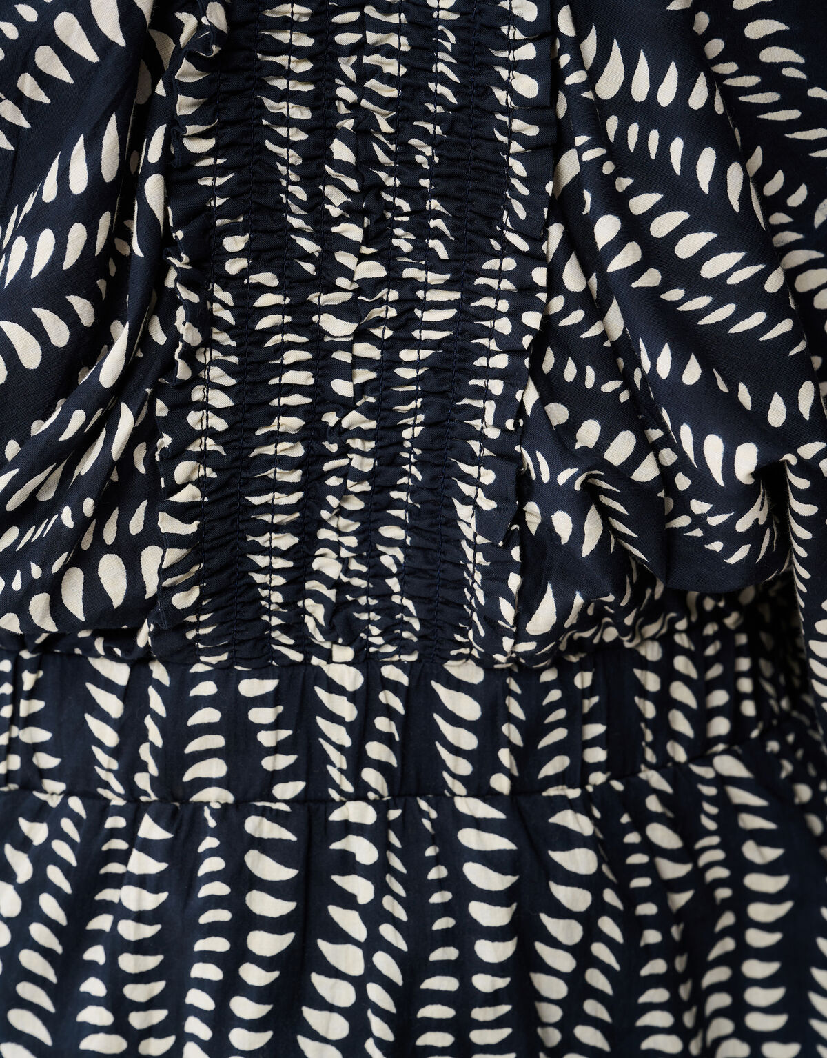 Printed Mini Jurk Zwart/Wit SHOEBY WOMEN