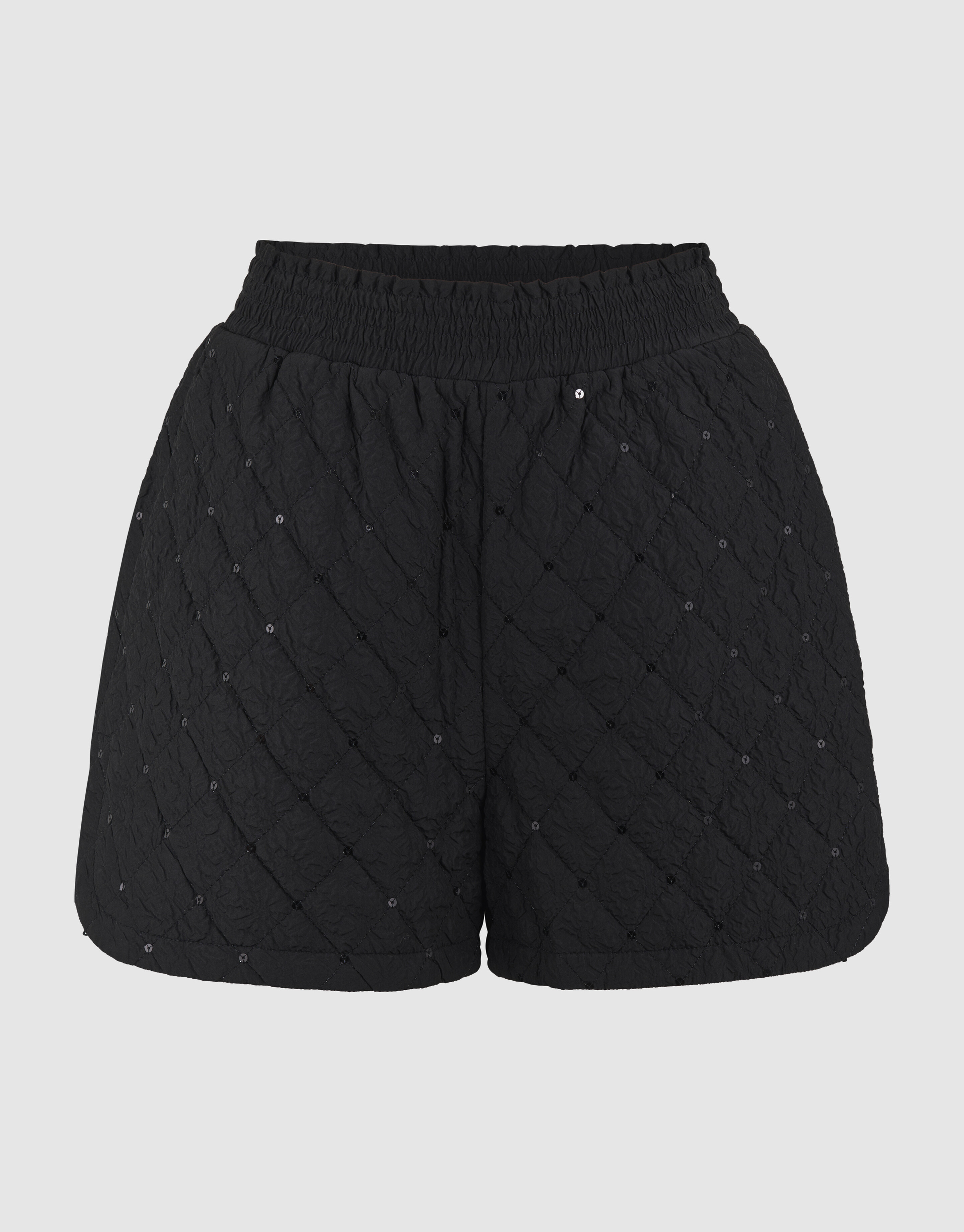 Quilted Embellished Short Zwart SHOEBY WOMEN