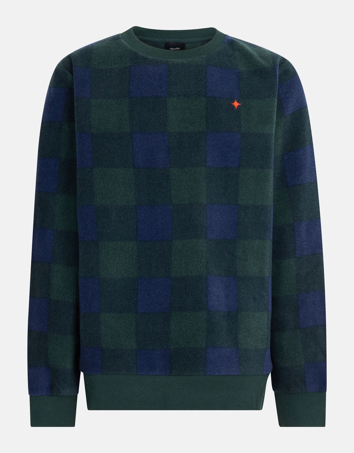 Fleece Sweater Donkergroen SHOEBY BOYS