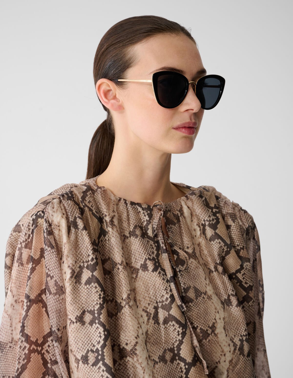 Cateye Zonnebril Zwart SHOEBY ACCESSOIRES