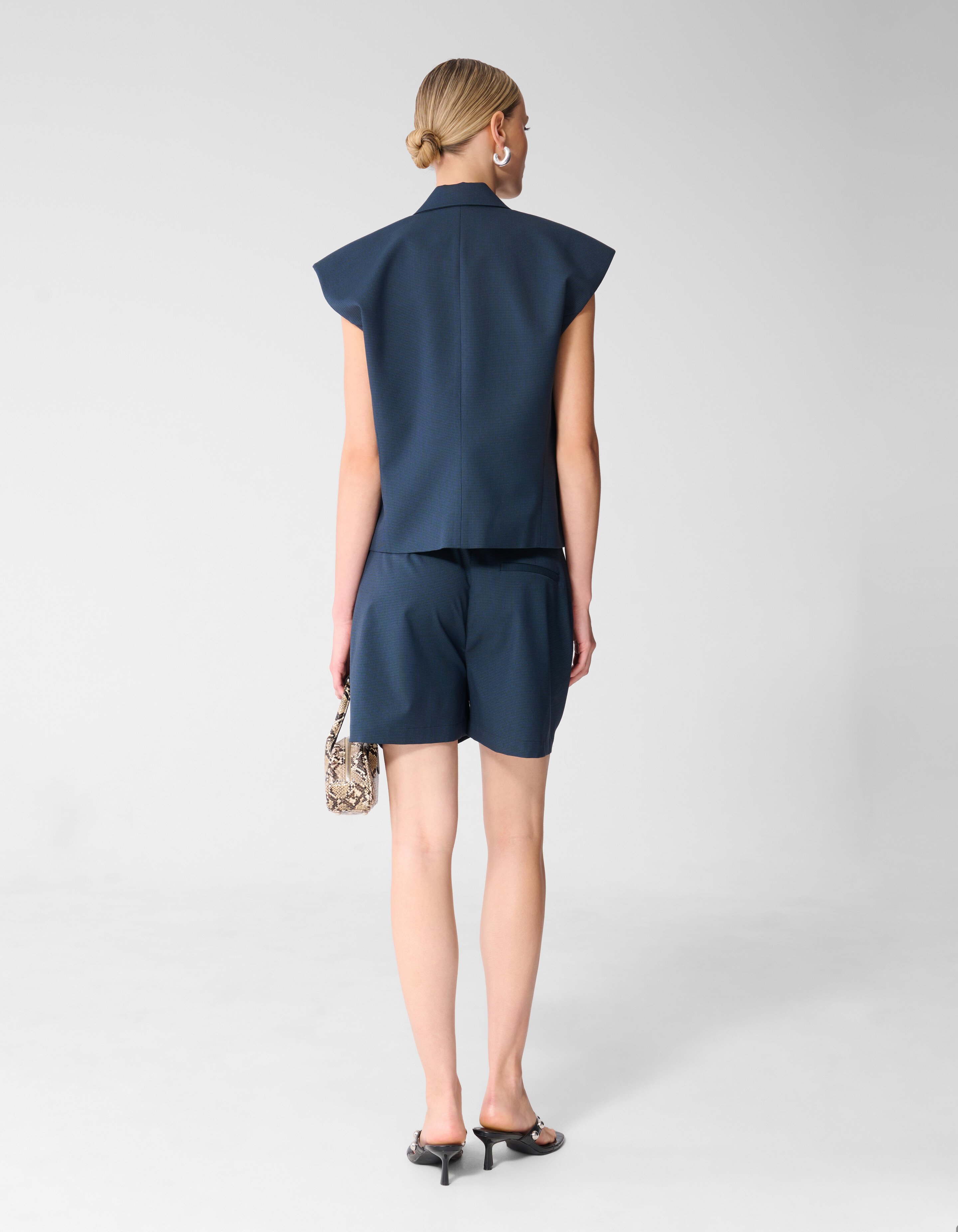 Ruiten Gilet Donkerblauw SHOEBY WOMEN