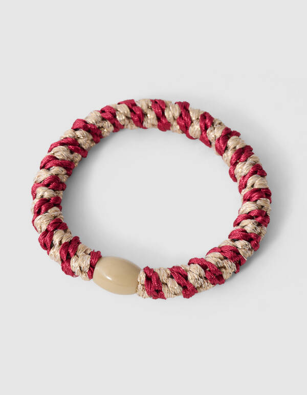 Lurex Haarelastiek Rood SHOEBY ACCESSOIRES