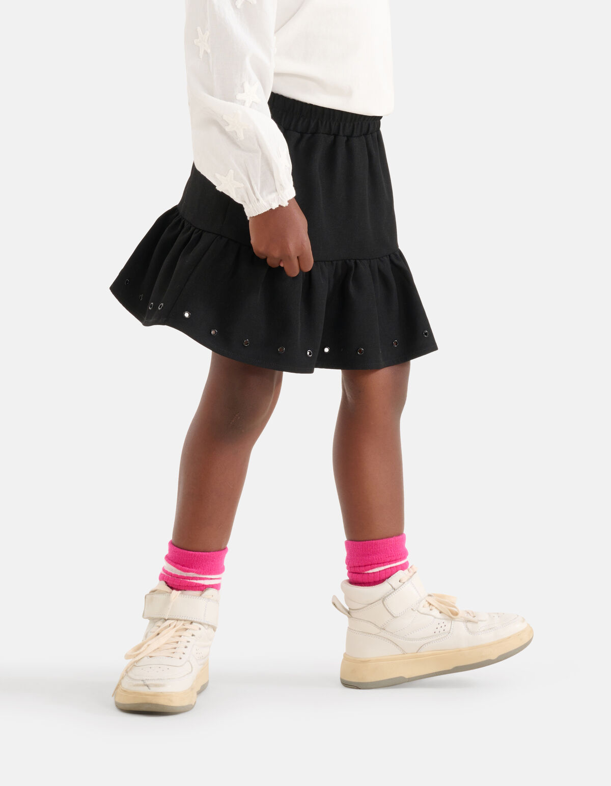 Studs Rok Zwart SHOEBY GIRLS