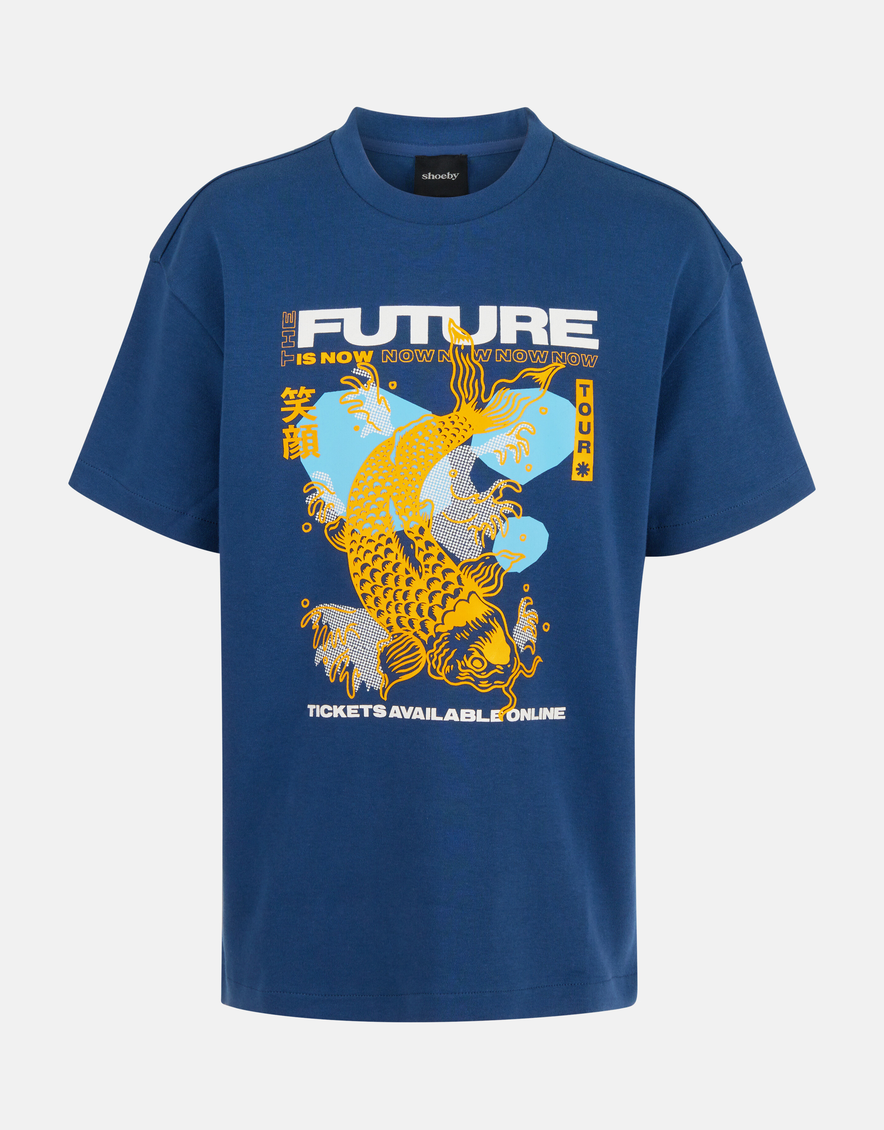 Artwork T-shirt Donkerblauw SHOEBY BOYS