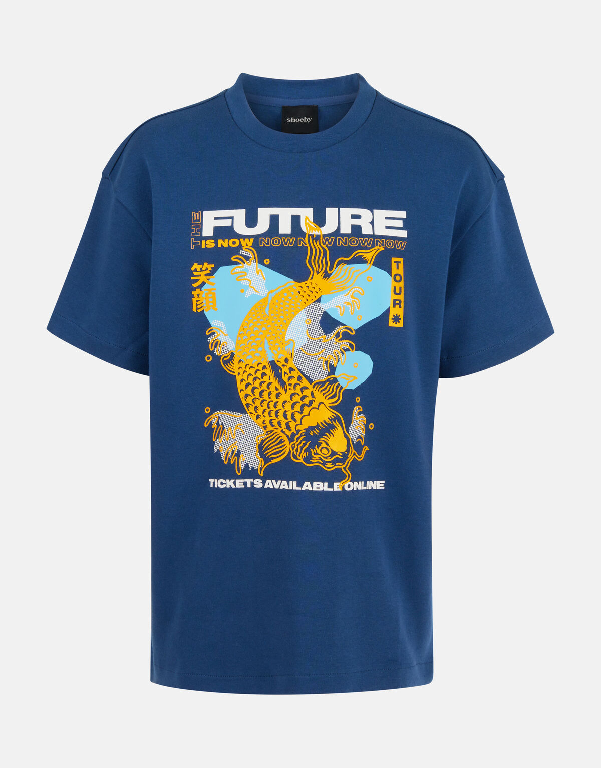 Artwork T-shirt Donkerblauw SHOEBY BOYS