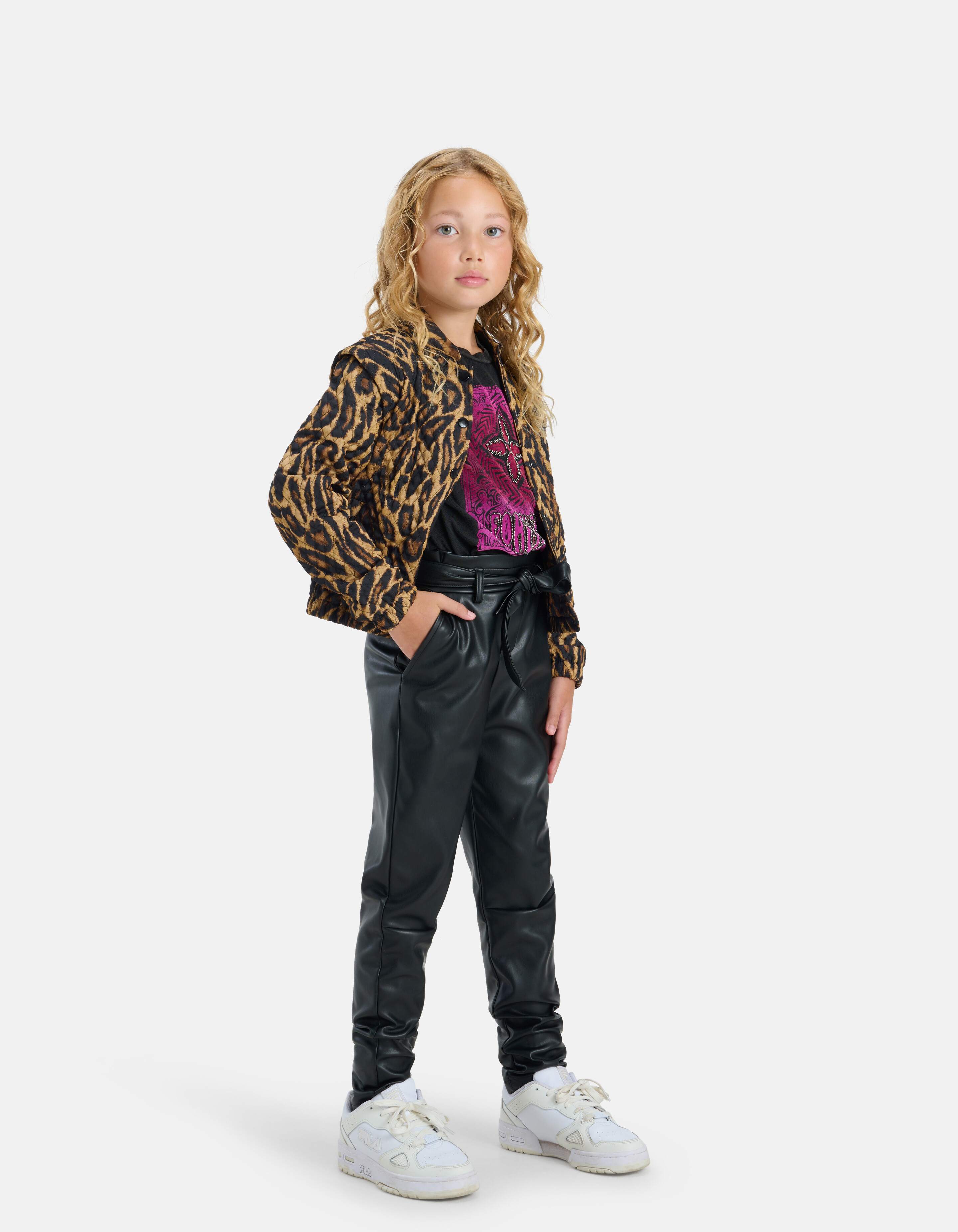 Leopard Bomber Bruin SHOEBY GIRLS