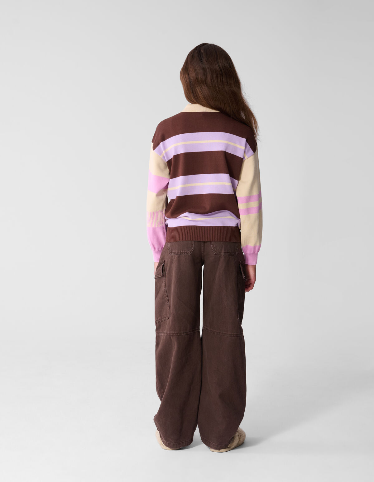 Cargo Balloon Fit Broek Donkerbruin SHOEBY GIRLS