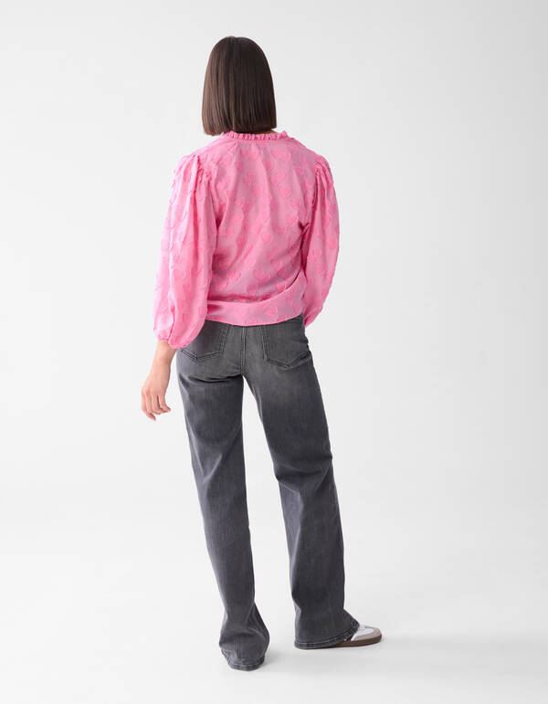 Heart Blouse Roze SHOEBY WOMEN