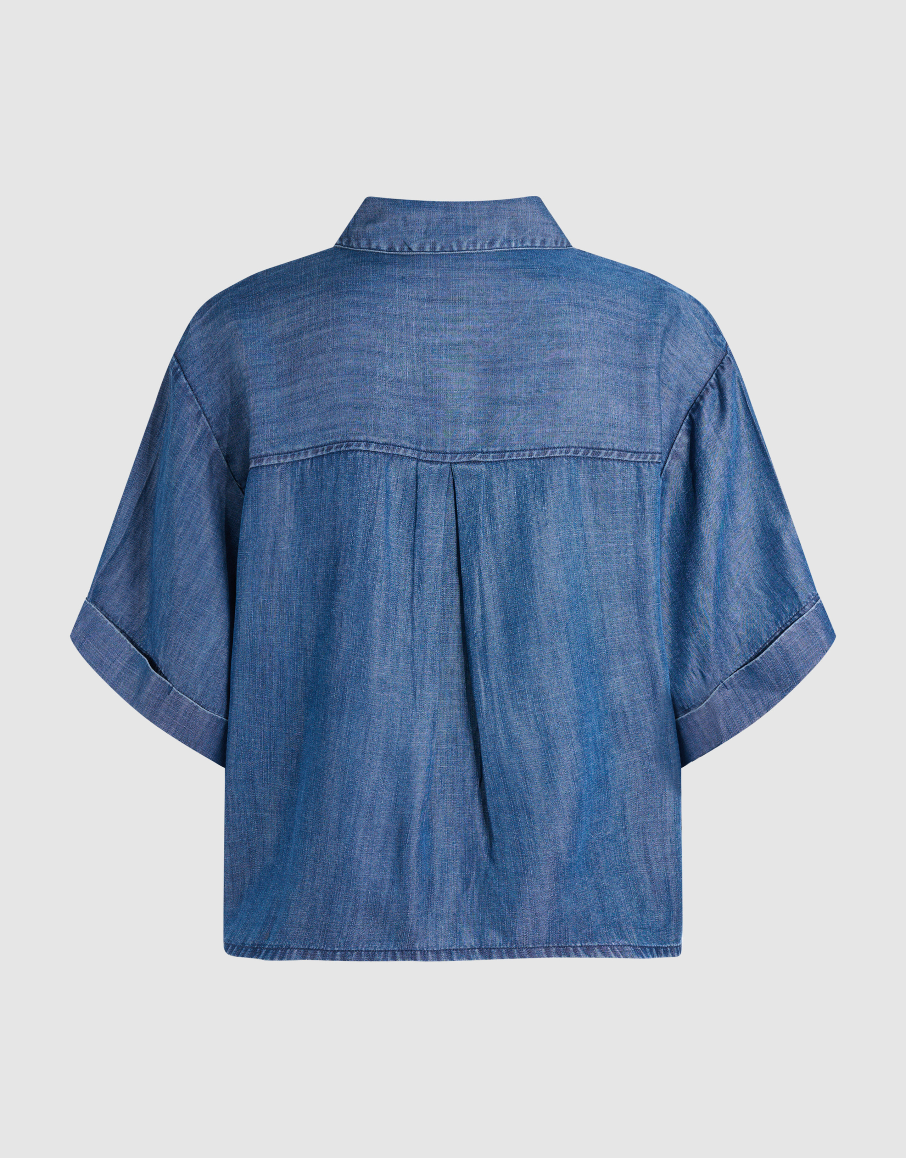 Denim Sequin Blouse Blauw By Mieke SHOEBY WOMEN