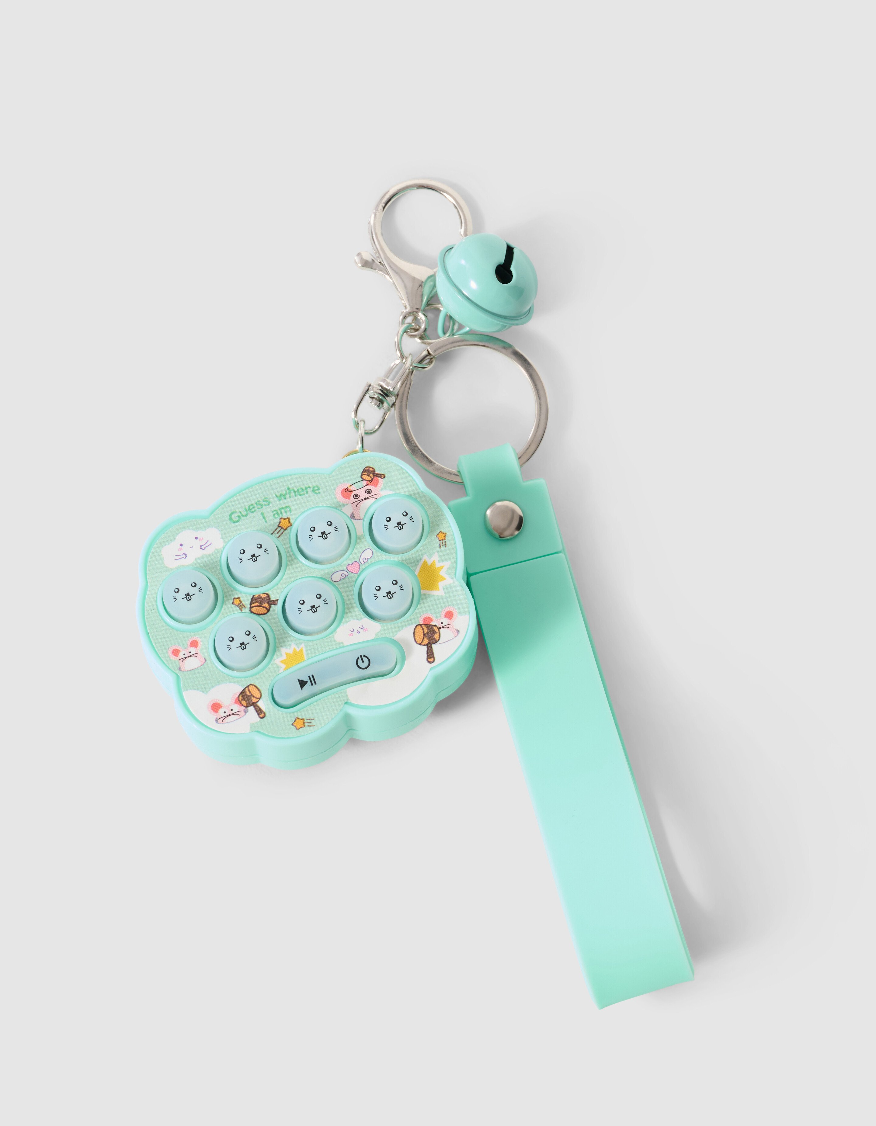 Happy Pop-it Sleutelhanger Groen SHOEBY ACCESSOIRES