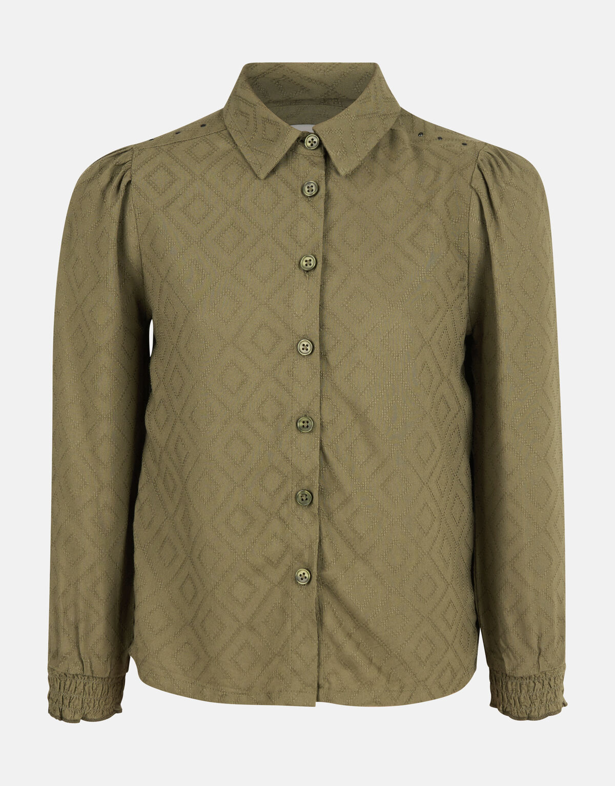 Stud Blouse Donkergroen SHOEBY GIRLS